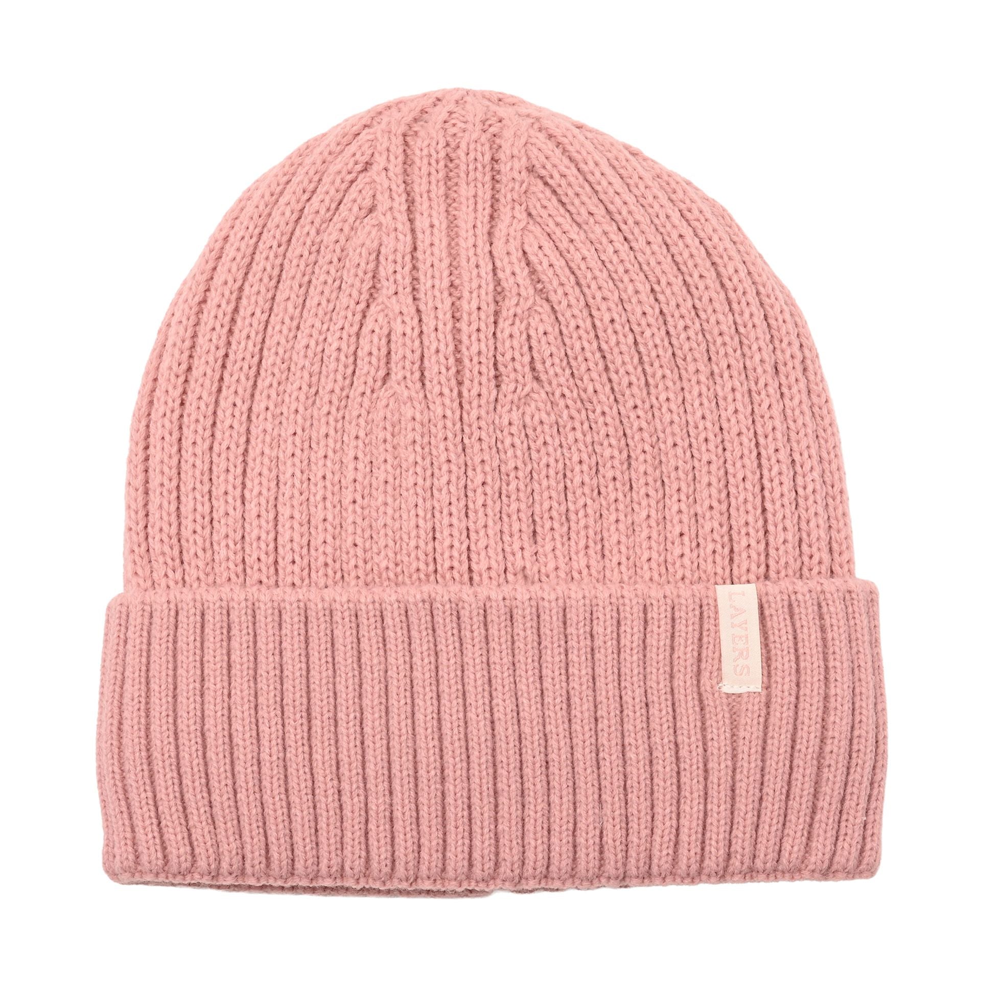 Sophia Layers Cosy Knit Hat Glove & Scarf Gift Set - Blush Pink