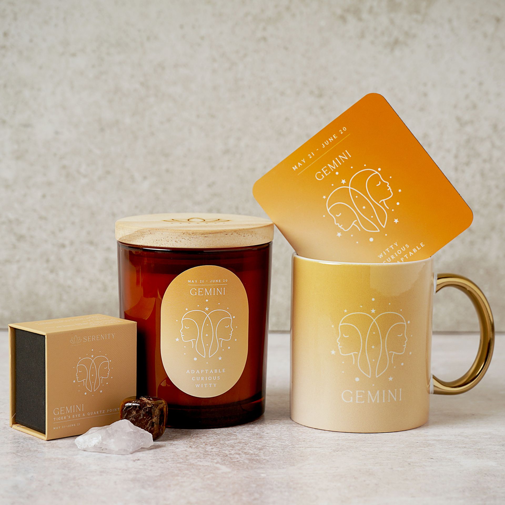 Serenity Zodiac Coaster - Gemini