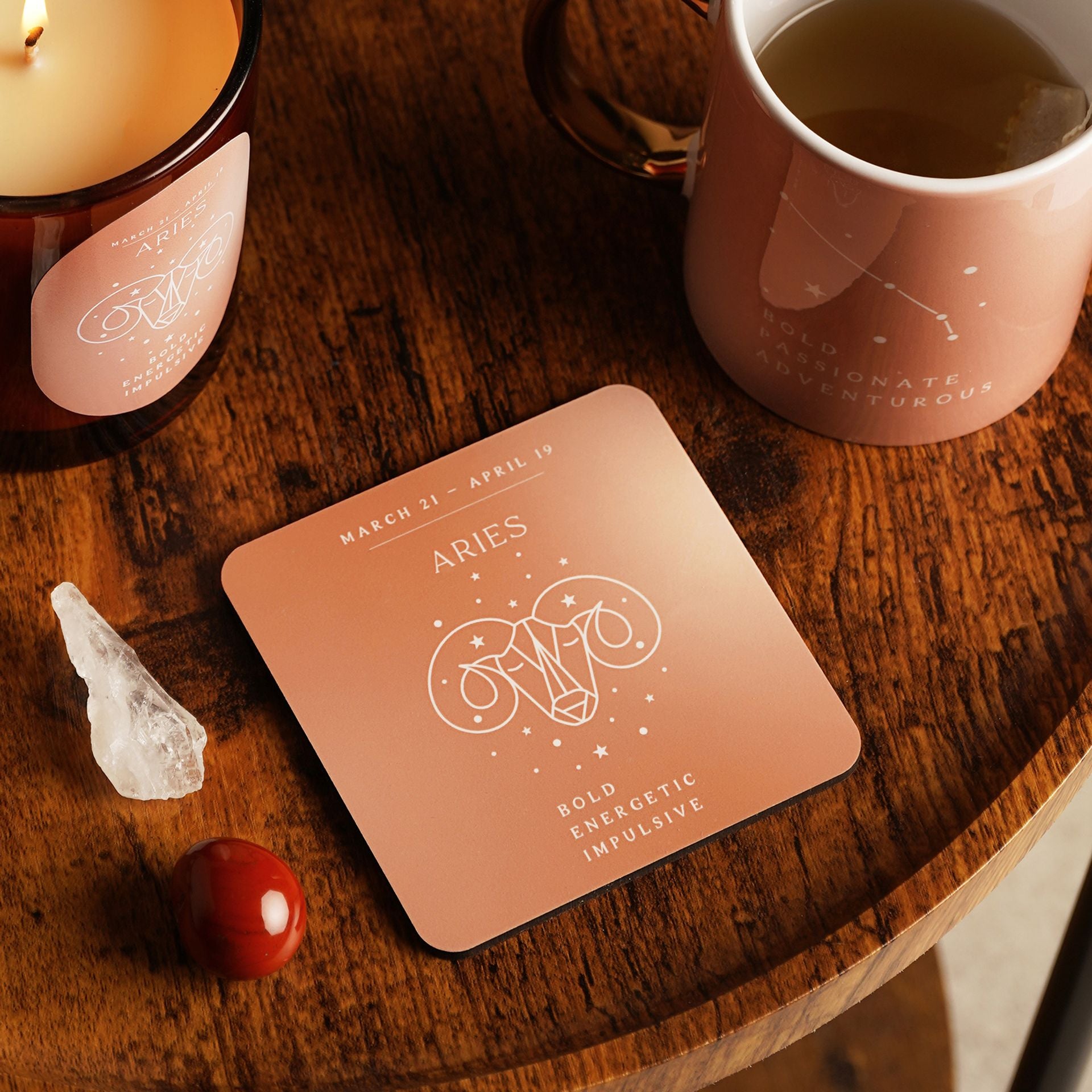 Serenity Zodiac Coaster - Aries