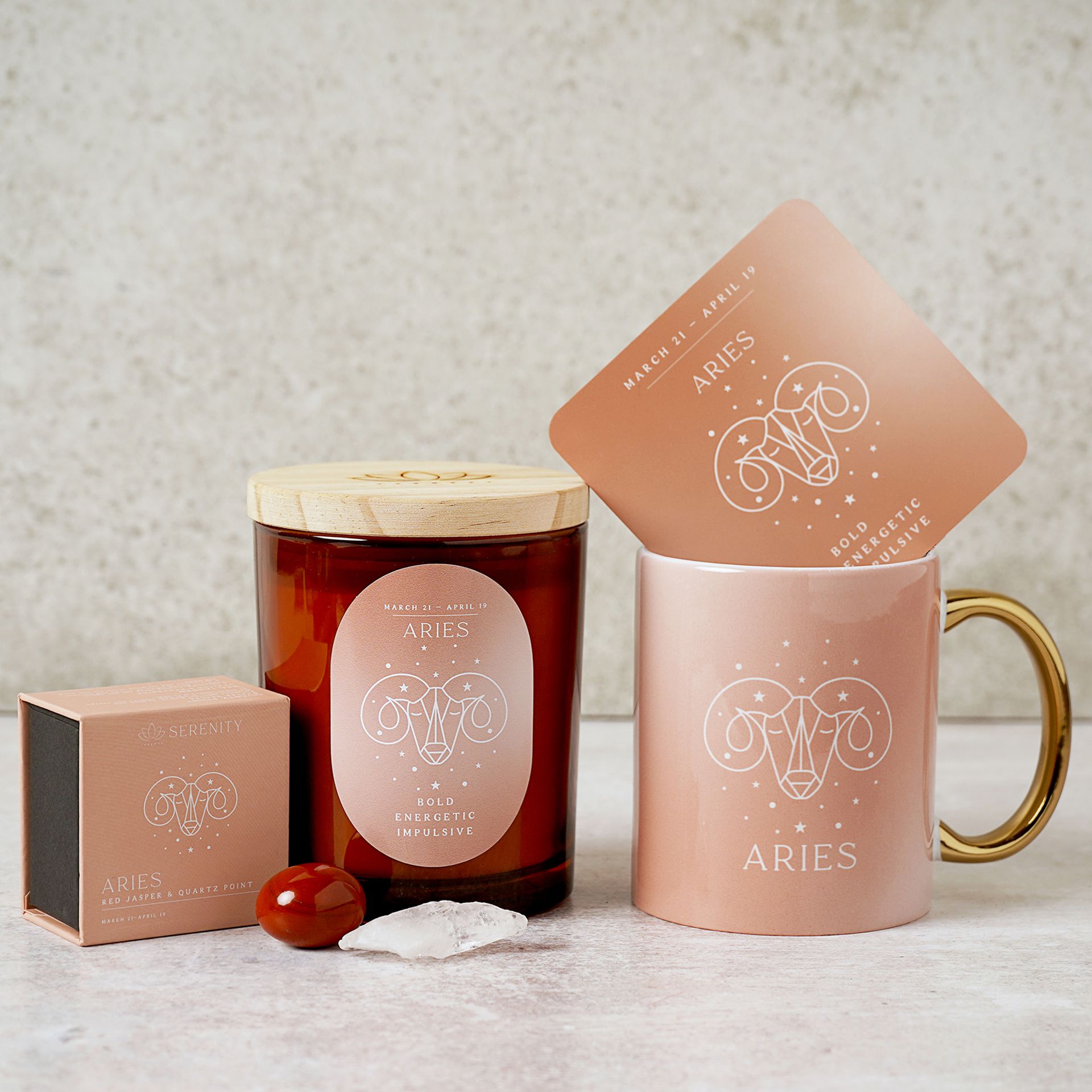 Serenity Zodiac Coaster - Aries