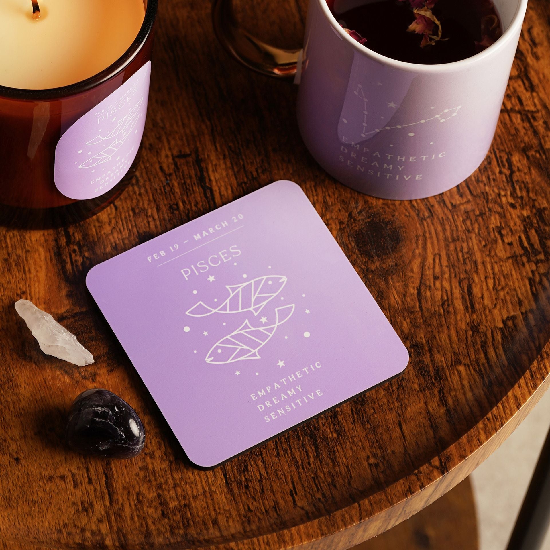 Serenity Zodiac Coaster - Pisces