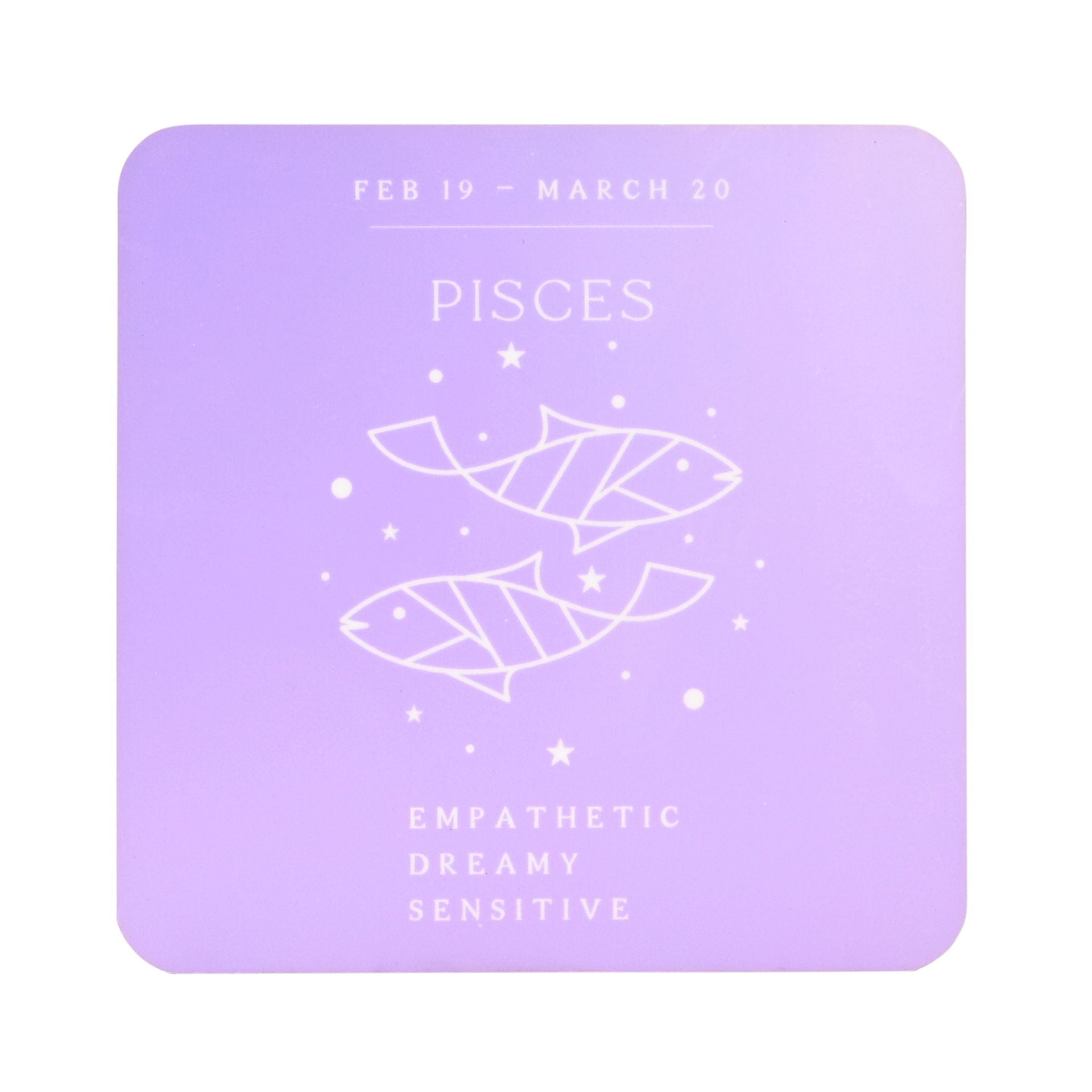 Serenity Zodiac Coaster - Pisces