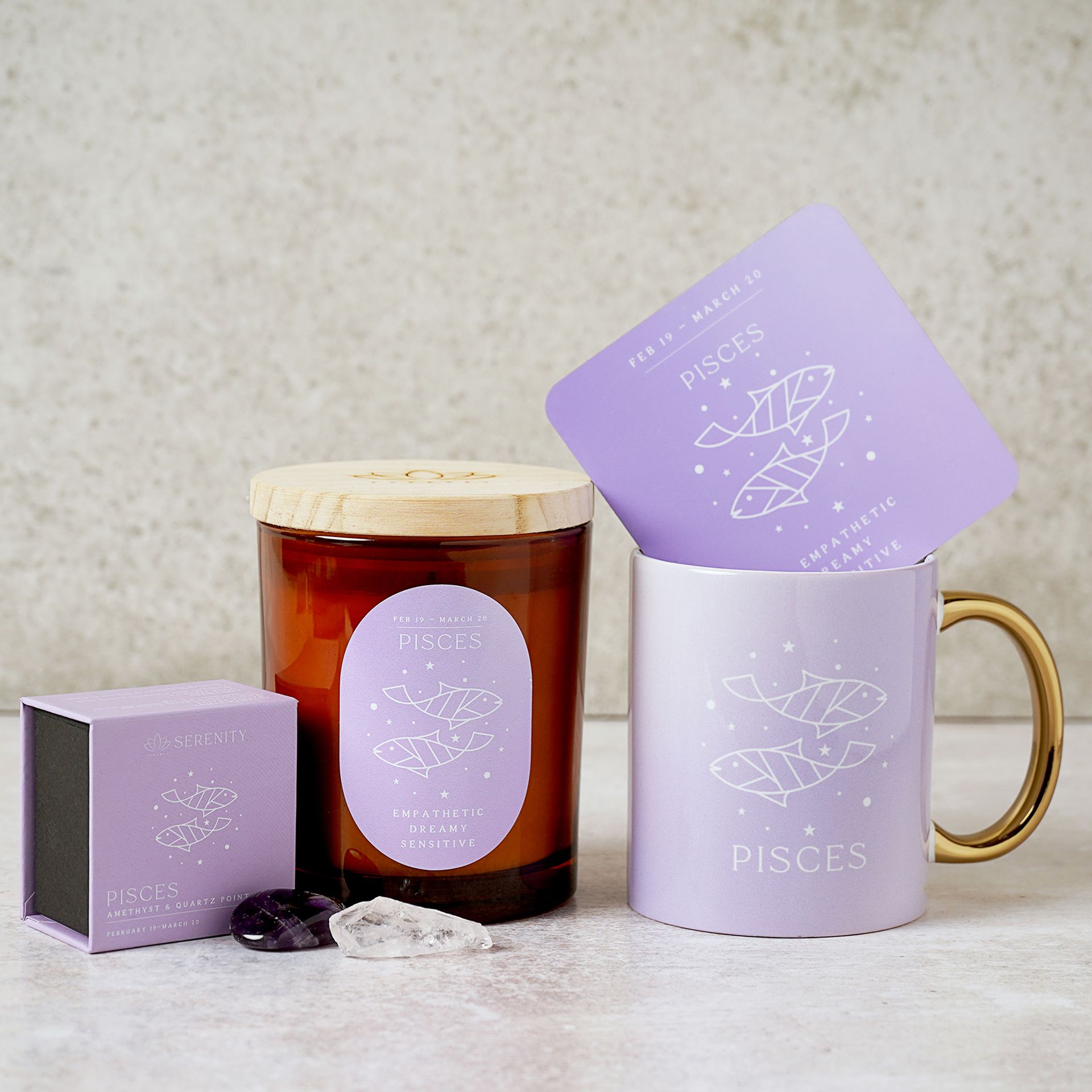 Serenity Zodiac Coaster - Pisces
