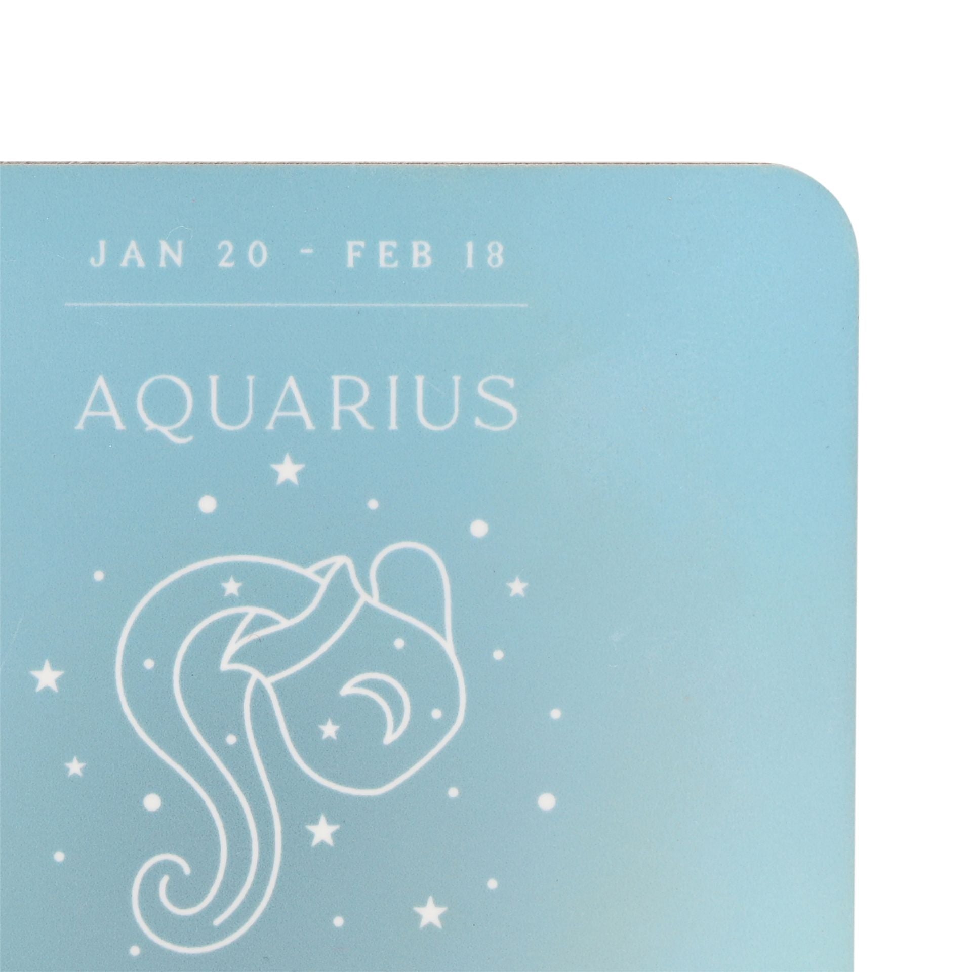 Serenity Zodiac Coaster - Aquarius