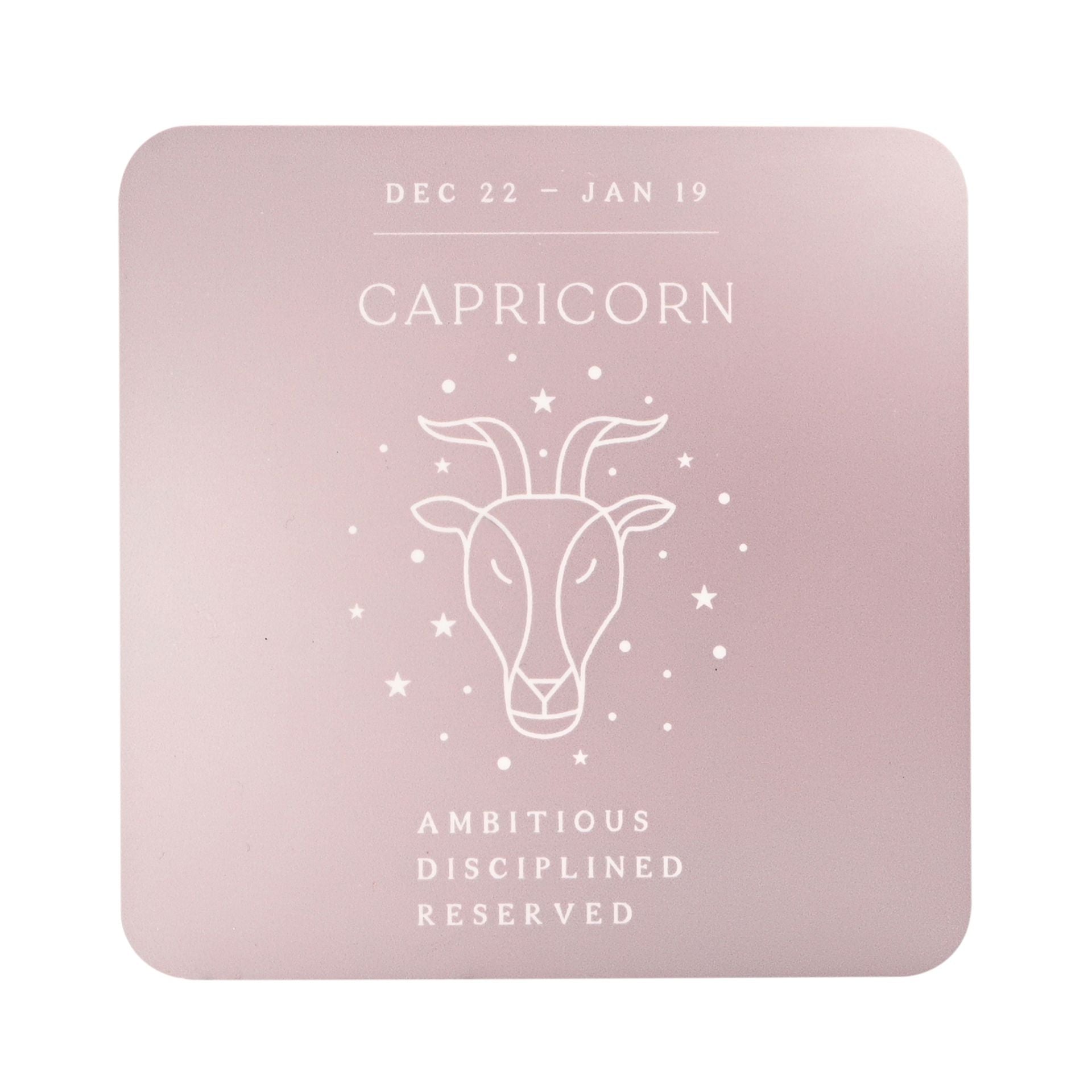 Serenity Zodiac Coaster - Capricorn