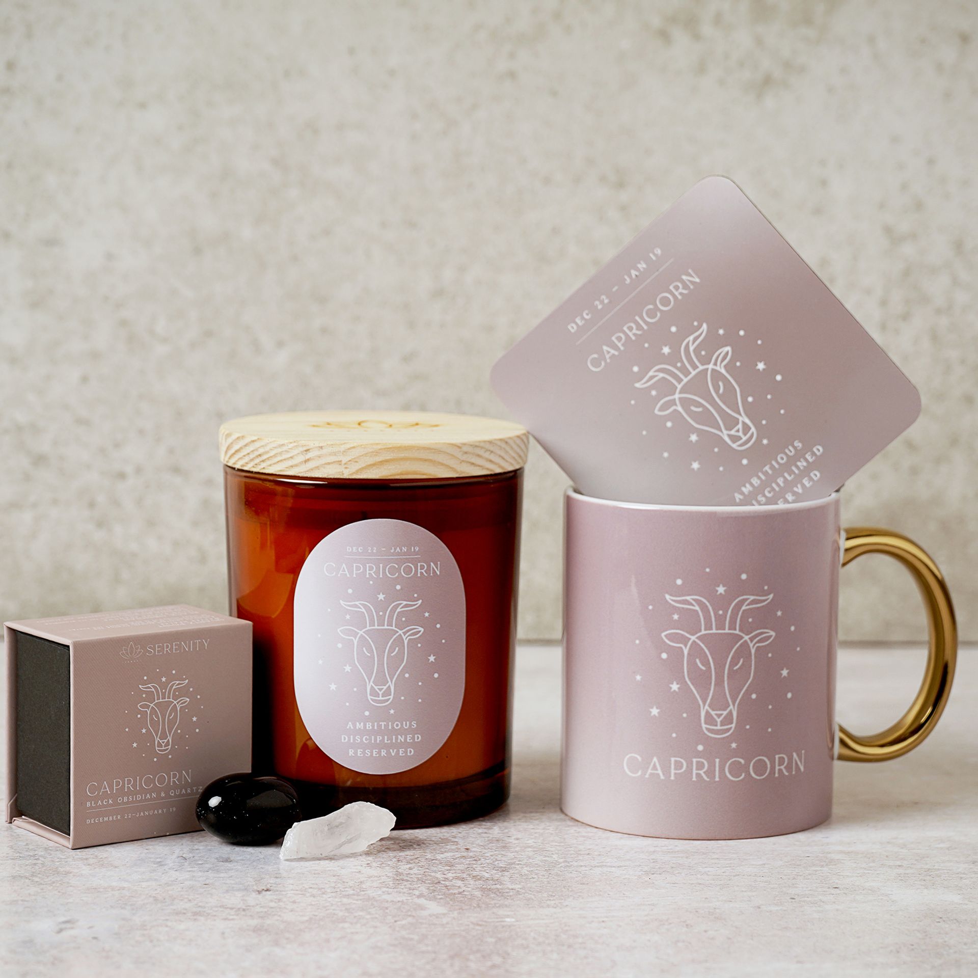Serenity Zodiac Coaster - Capricorn