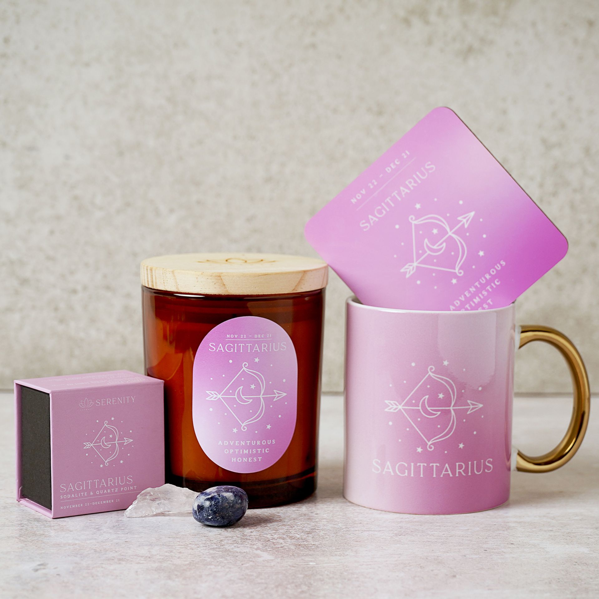 Serenity Zodiac Coaster - Sagittarius