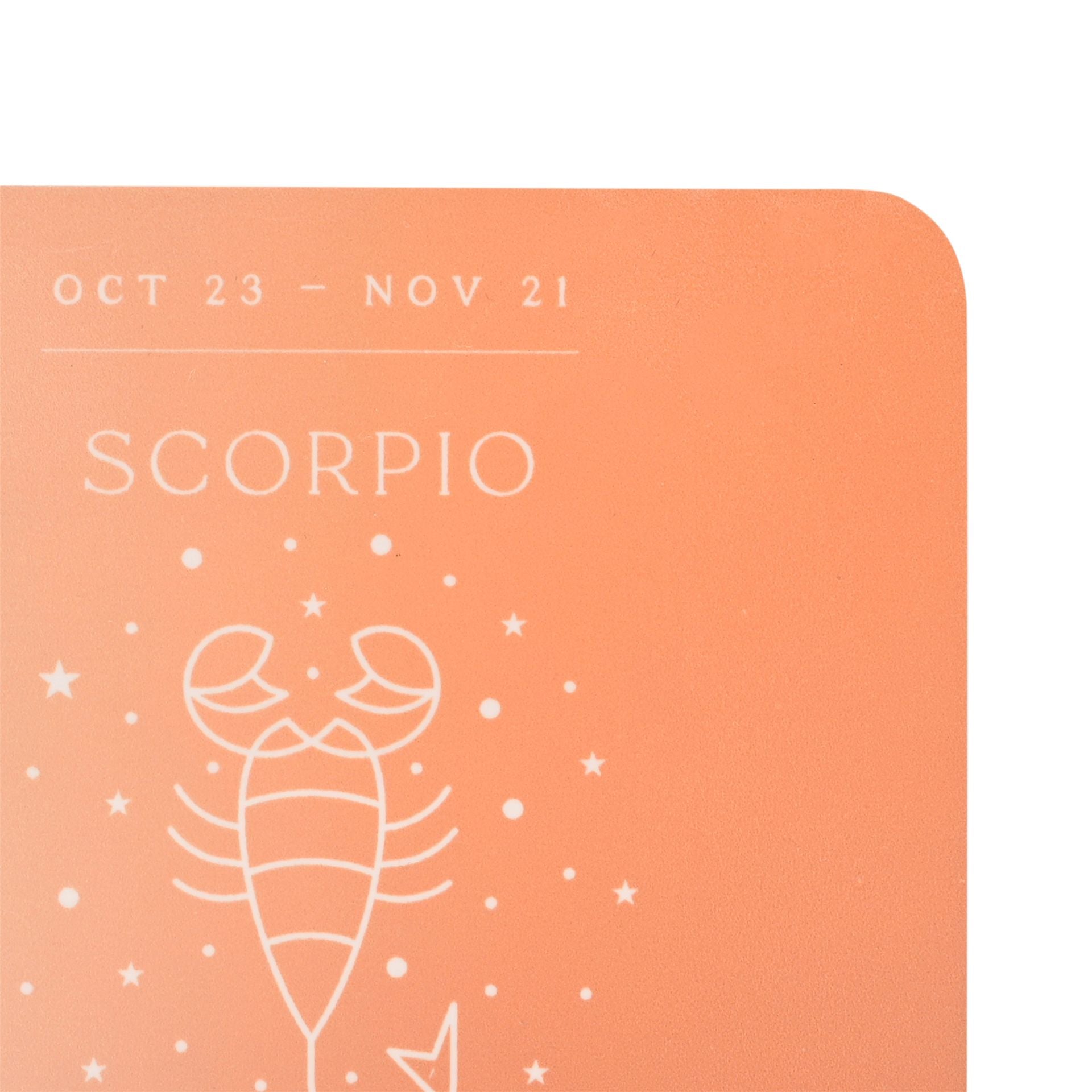 Serenity Zodiac Coaster - Scorpio
