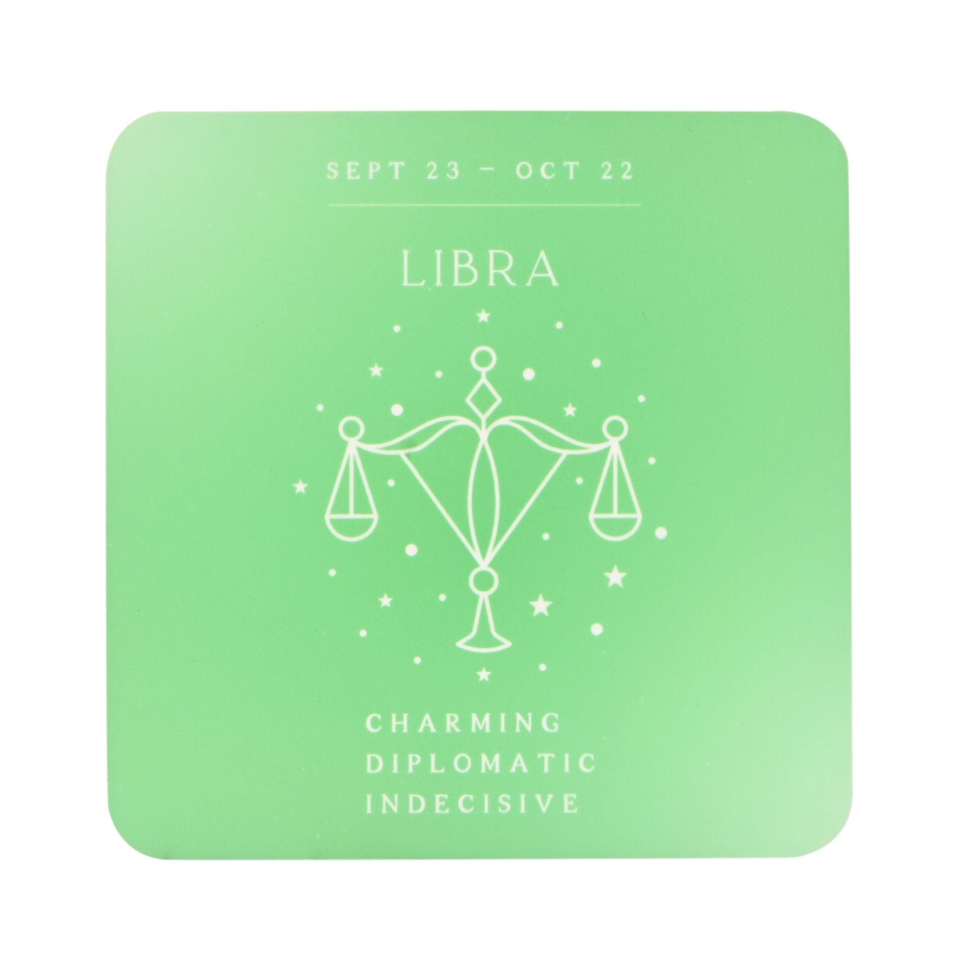 Serenity Zodiac Coaster - Libra