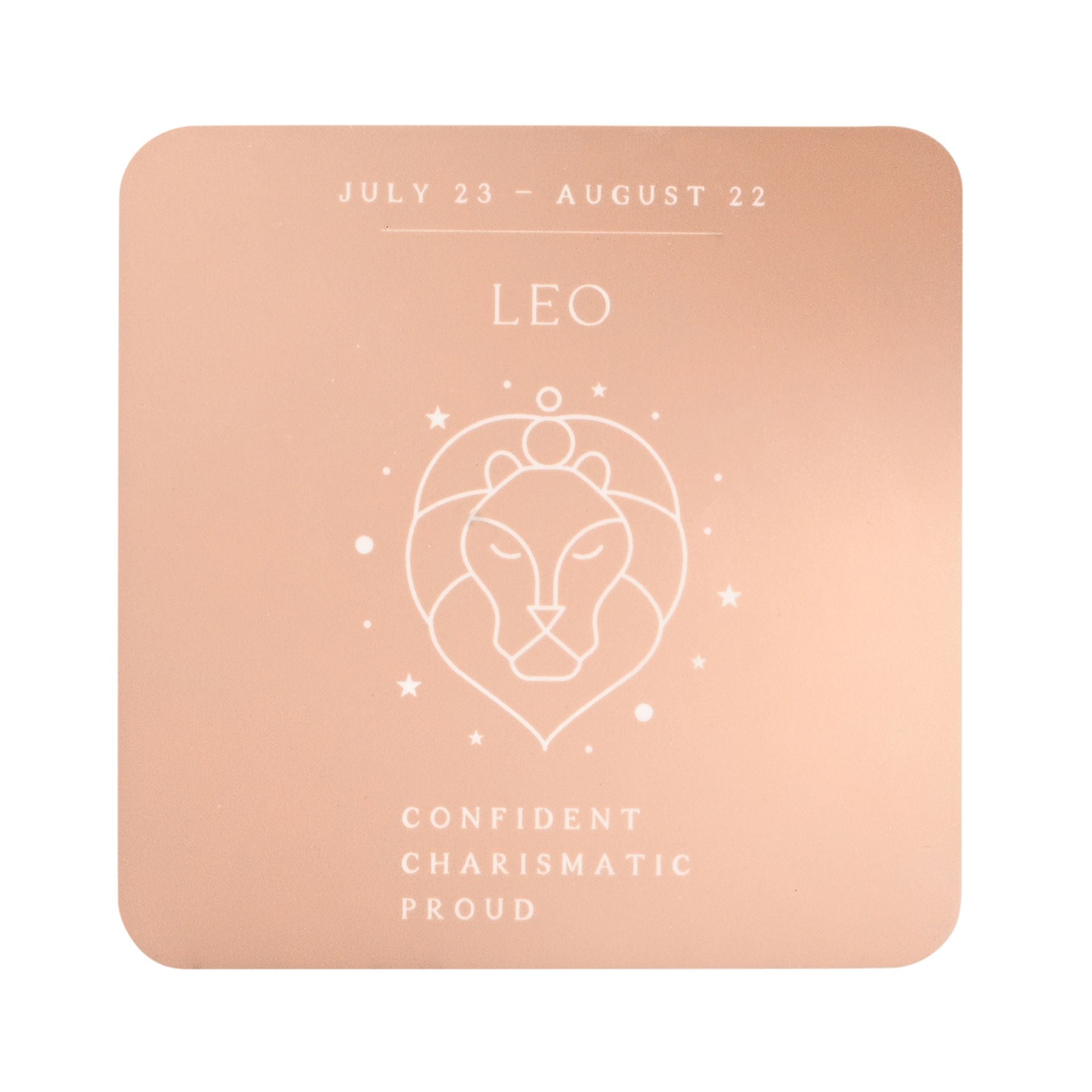 Serenity Zodiac Coaster - Leo