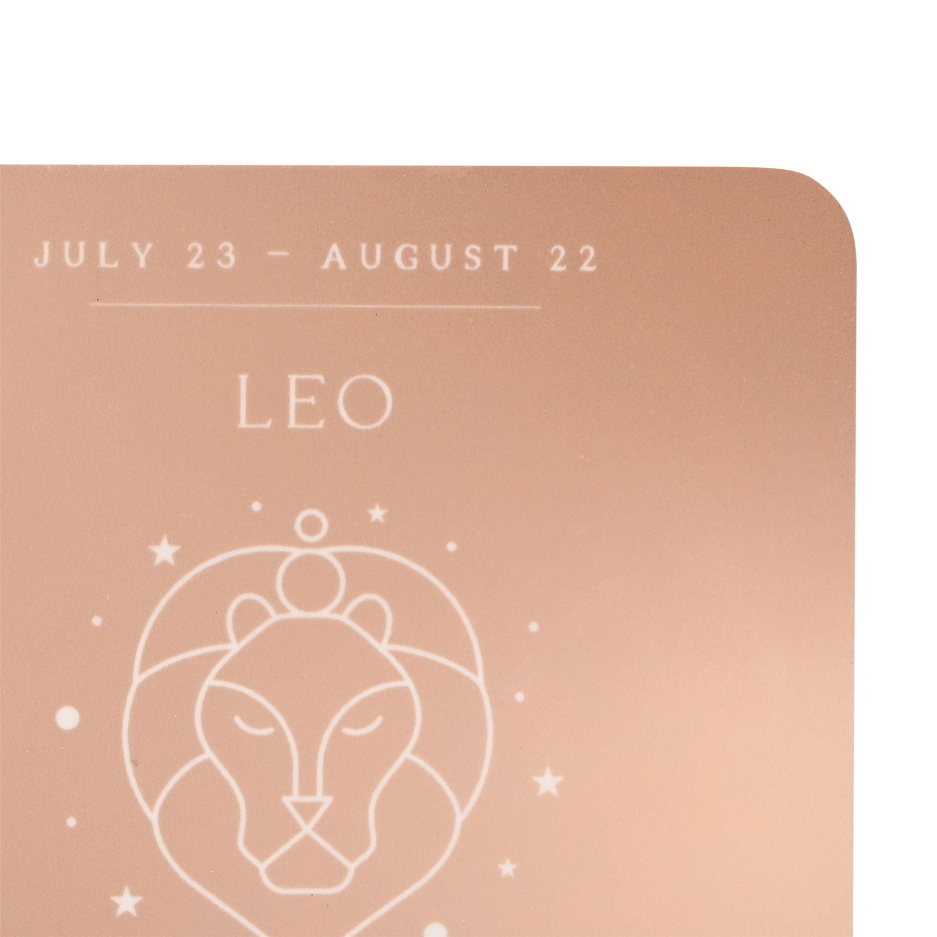 Serenity Zodiac Coaster - Leo