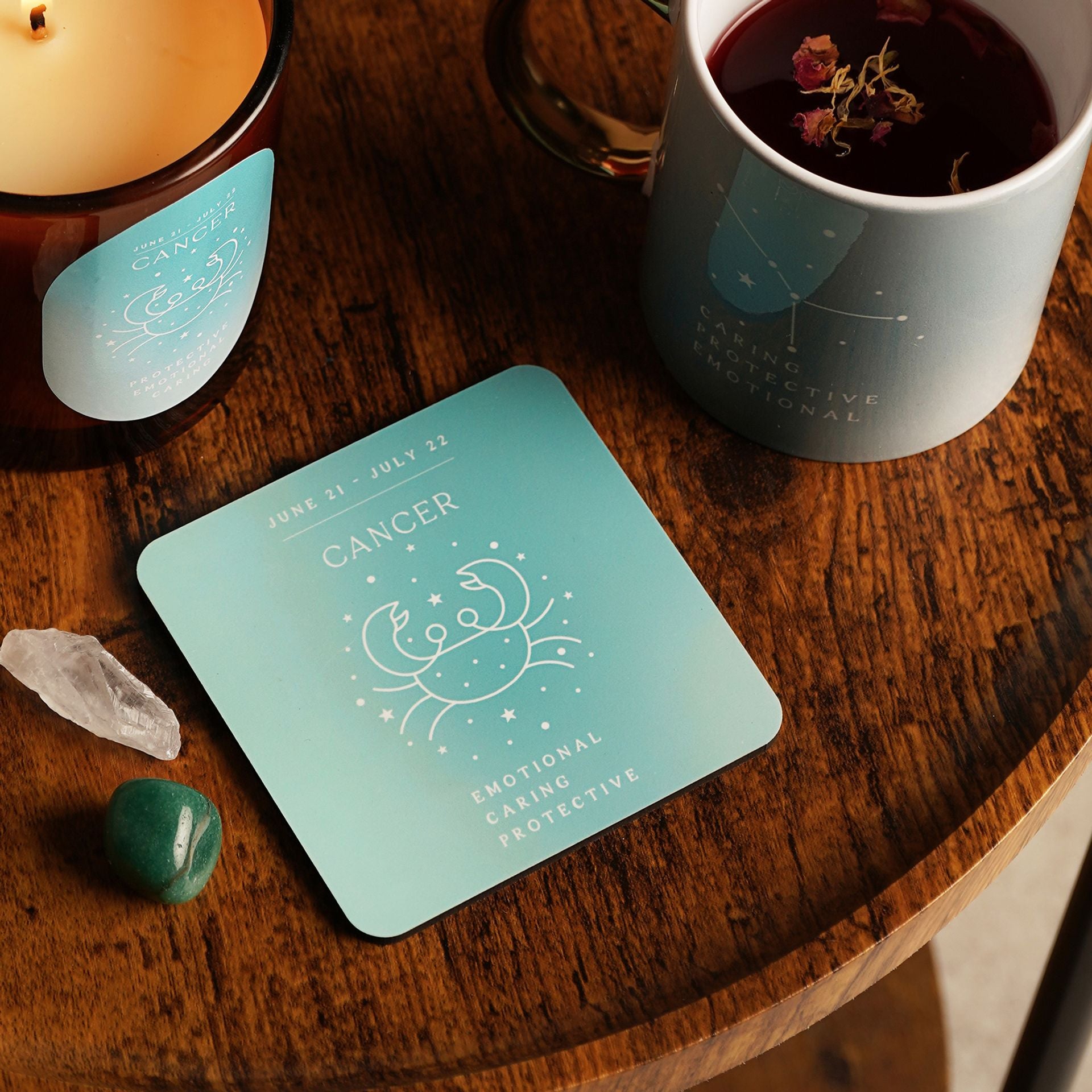 Serenity Zodiac Coaster - Cancer
