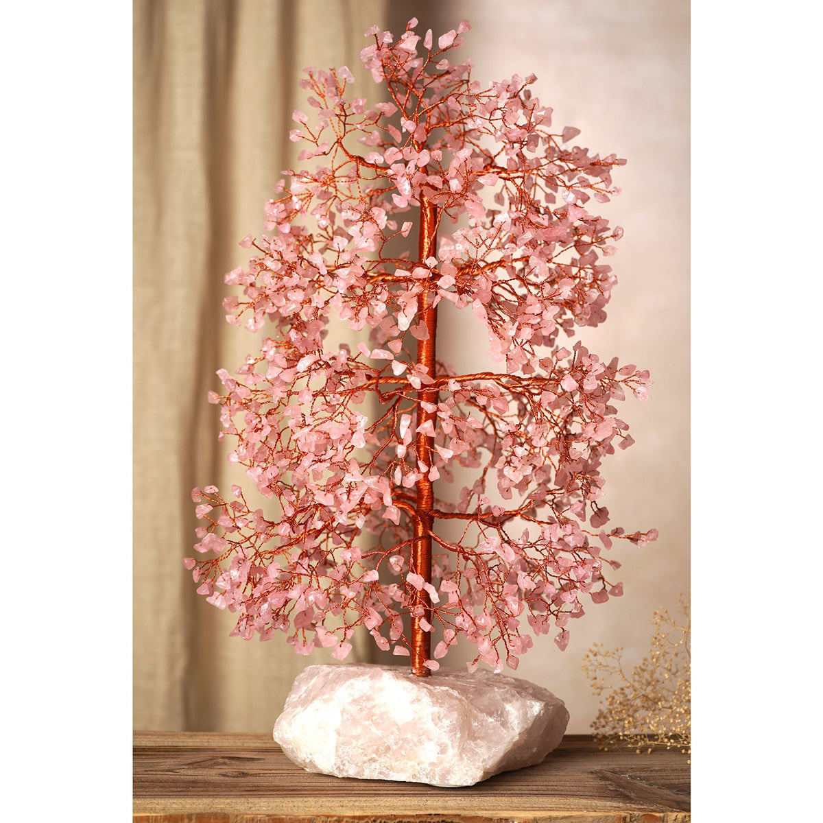 Serenity Rose Quartz Tree Of Life - 1500 Beads