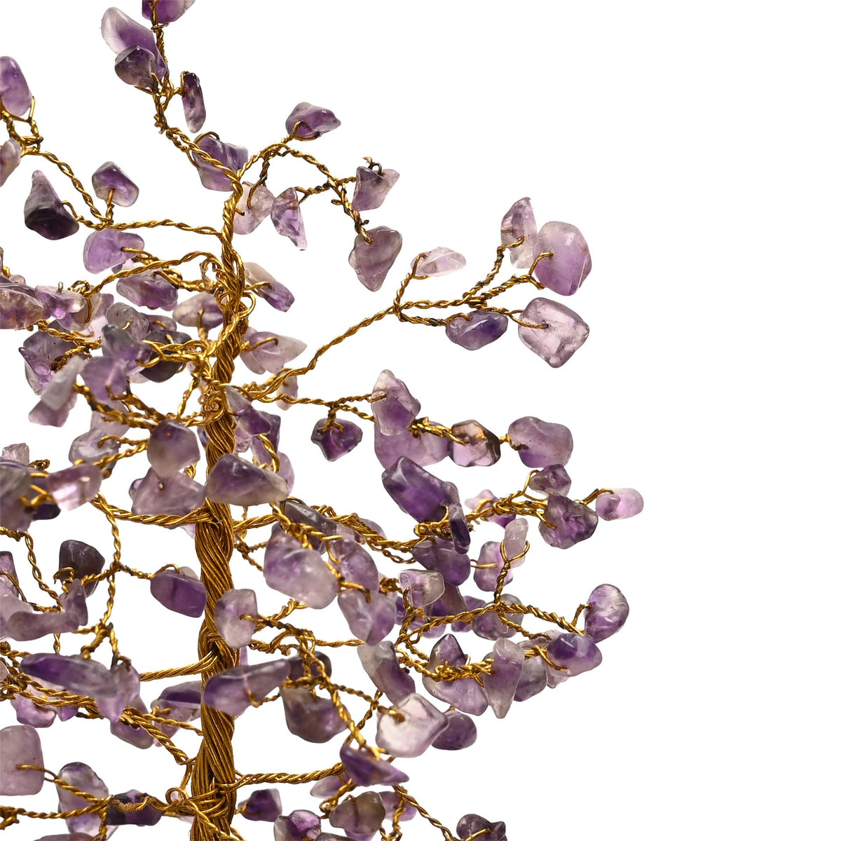 Serenity Gemstone Dome Tree 200 Beads - Amethyst
