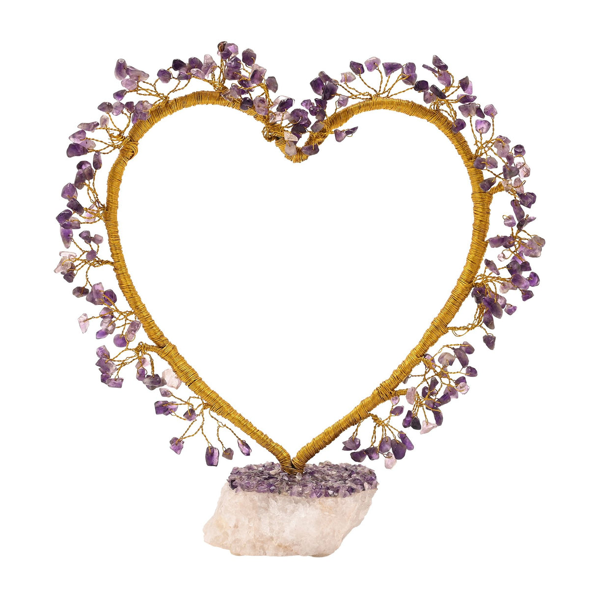 Serenity Amethyst Heart Shaped Tree