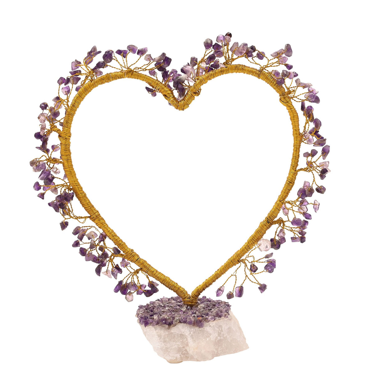 Serenity Amethyst Heart Shaped Tree