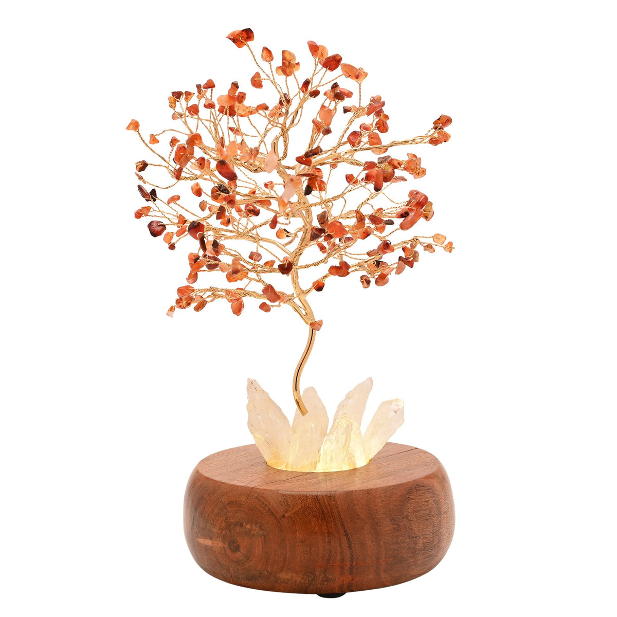 Serenity Carnelian LED Glow Tree