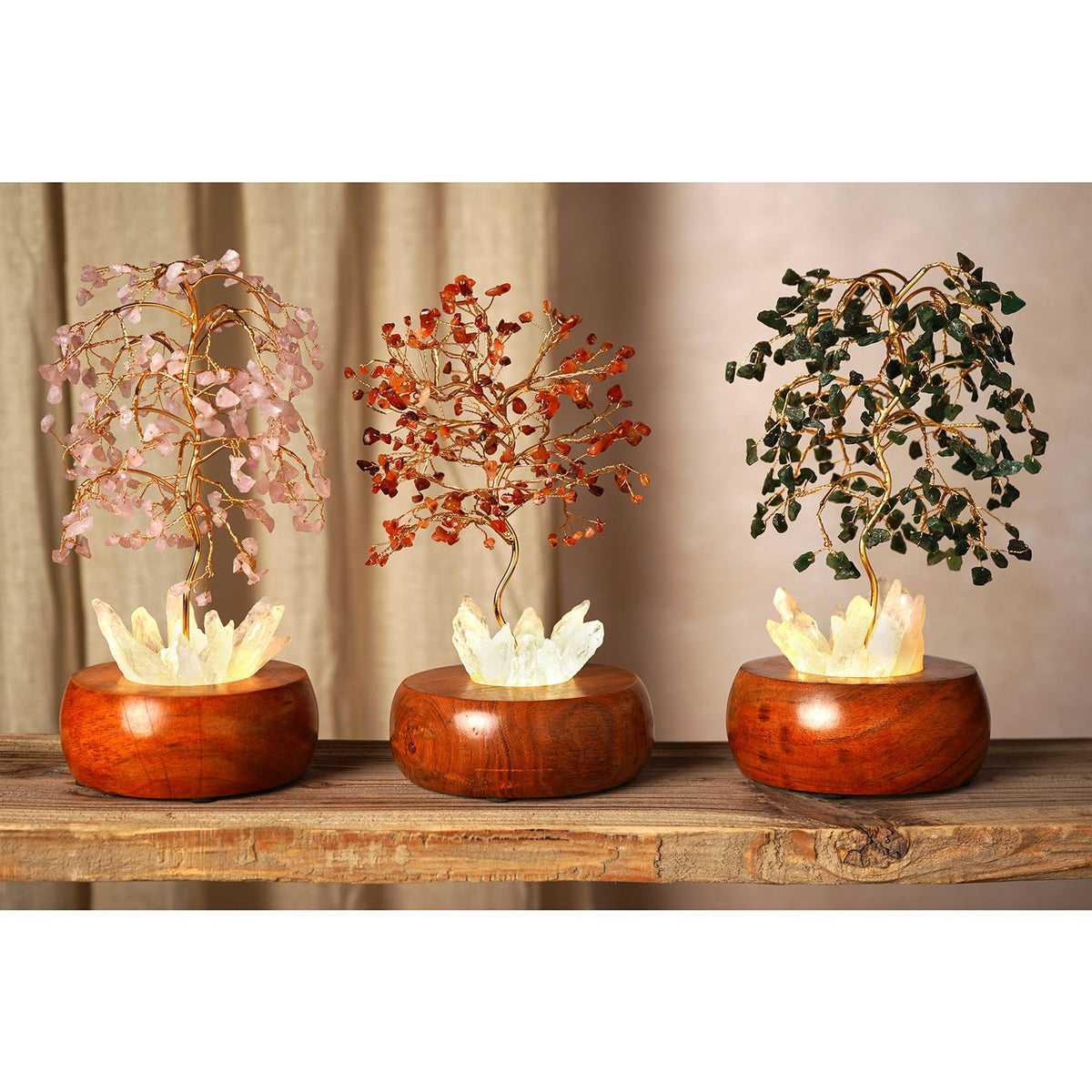 Serenity Carnelian LED Glow Tree