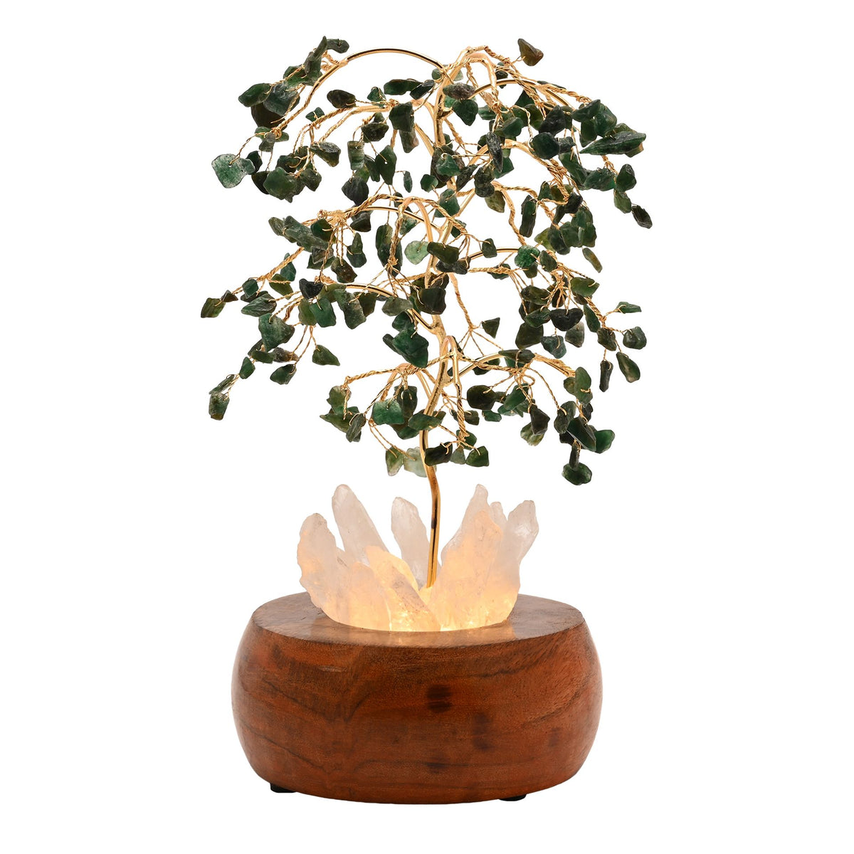 Serenity Aventurine LED Glow Tree