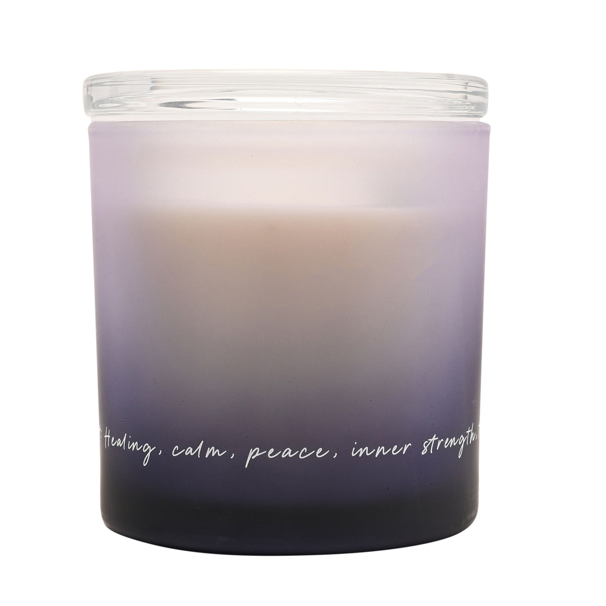 Serenity Amethyst Crystal Infused 380g Candle