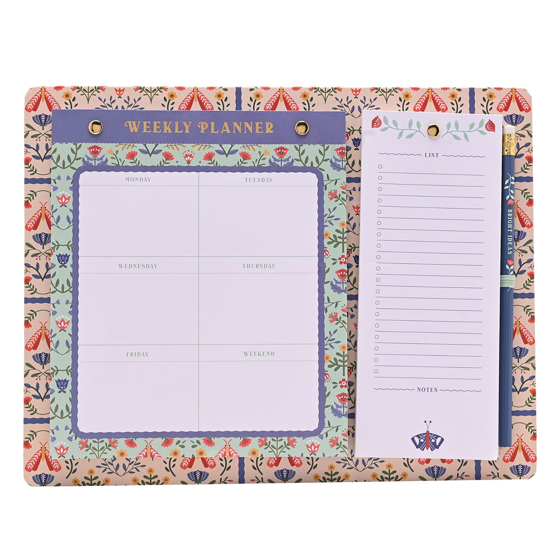 Sophia Lane Floral Weekly Planner & To-Do List