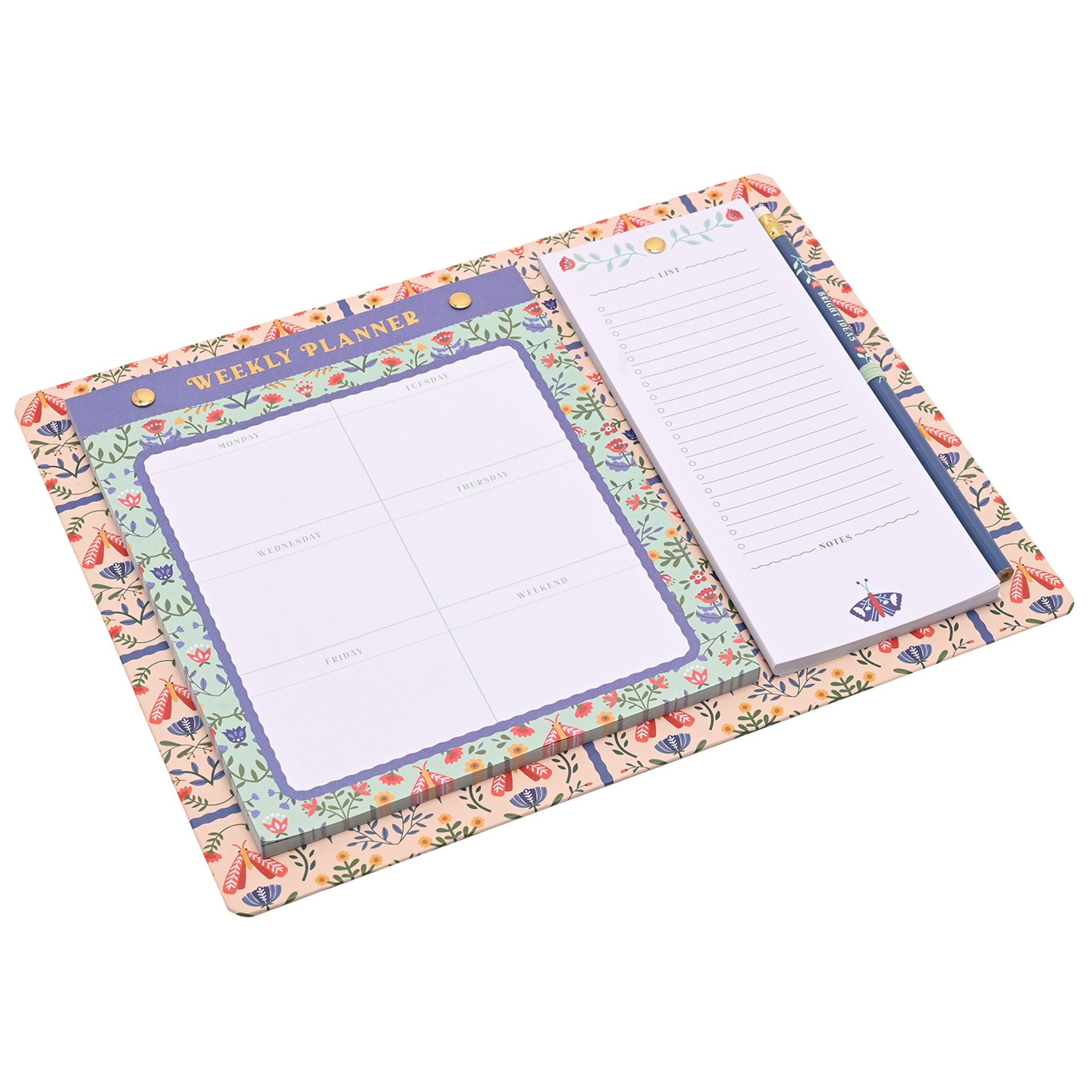 Sophia Lane Floral Weekly Planner & To-Do List