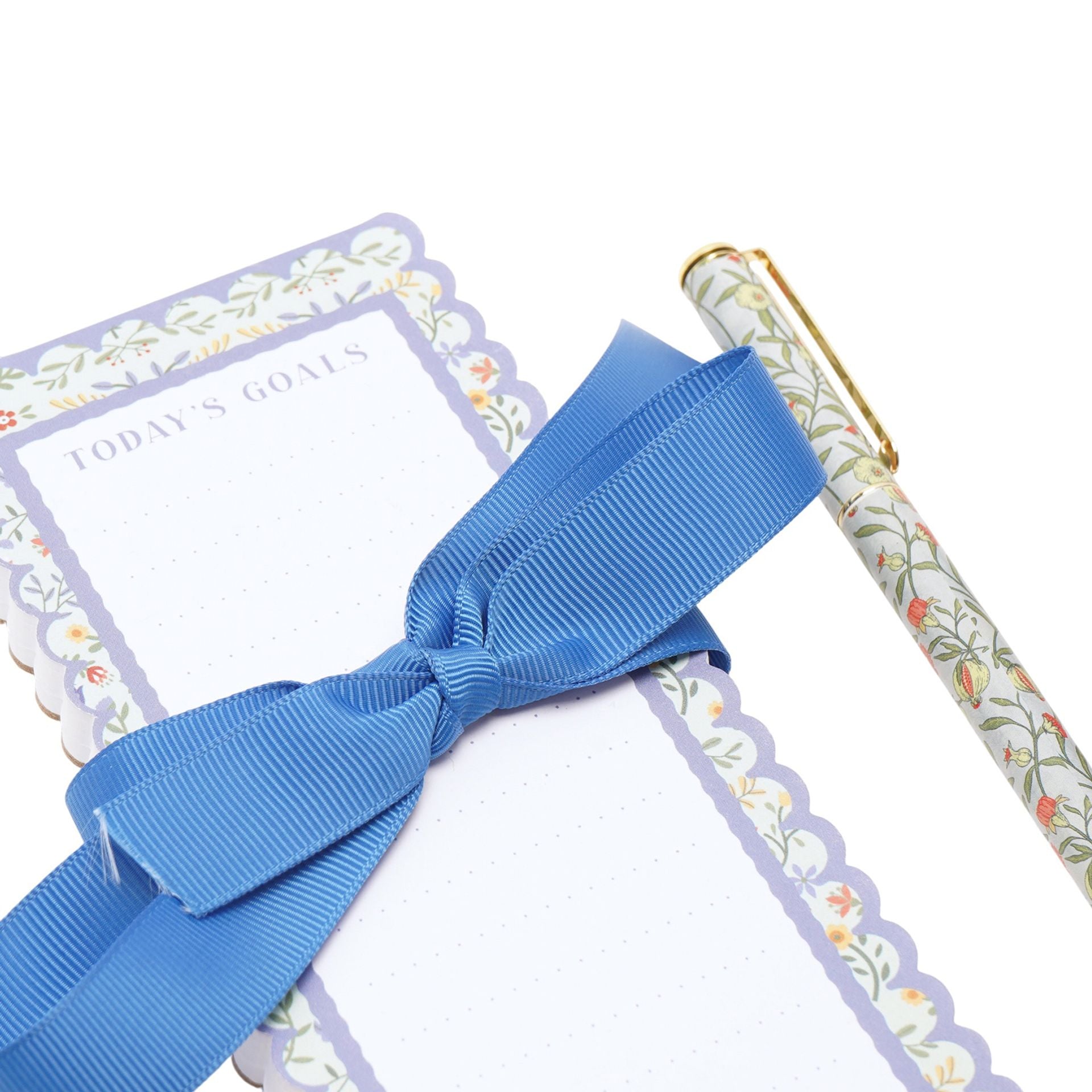 Sophia Lane Floral Pen Pot Pen & Notebook Gift Set