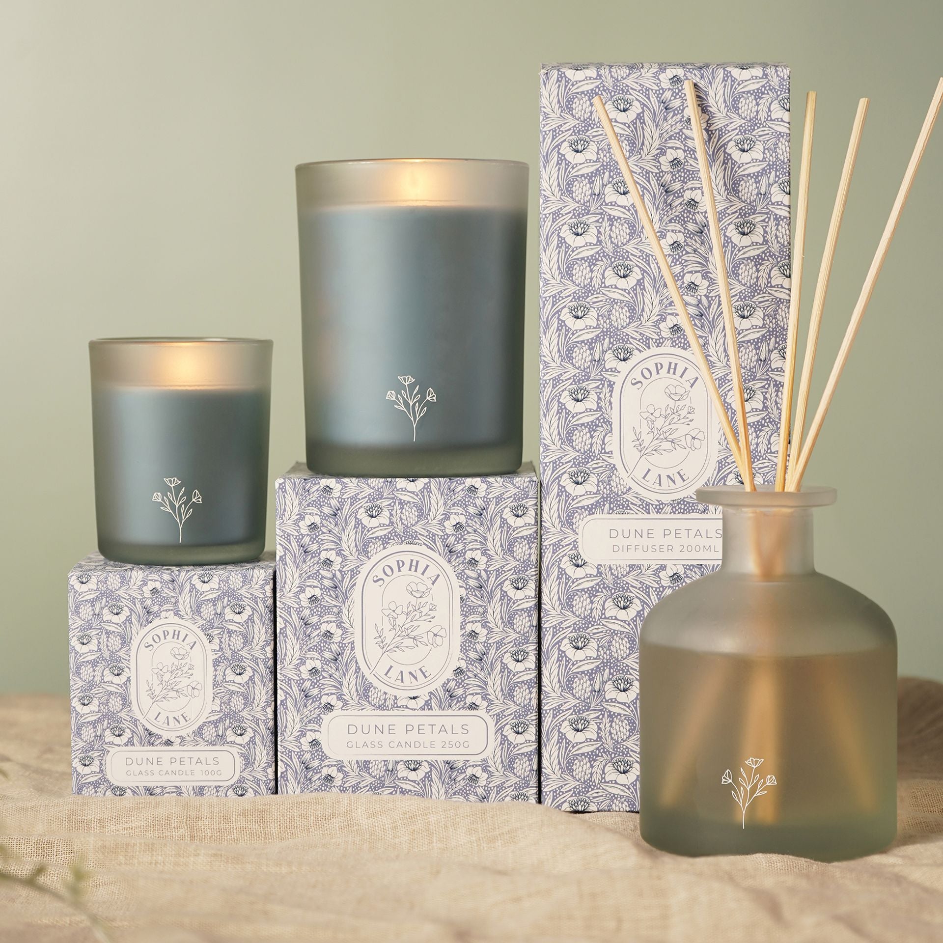 Sophia Lane Dune Petals Floral Candle - 100g