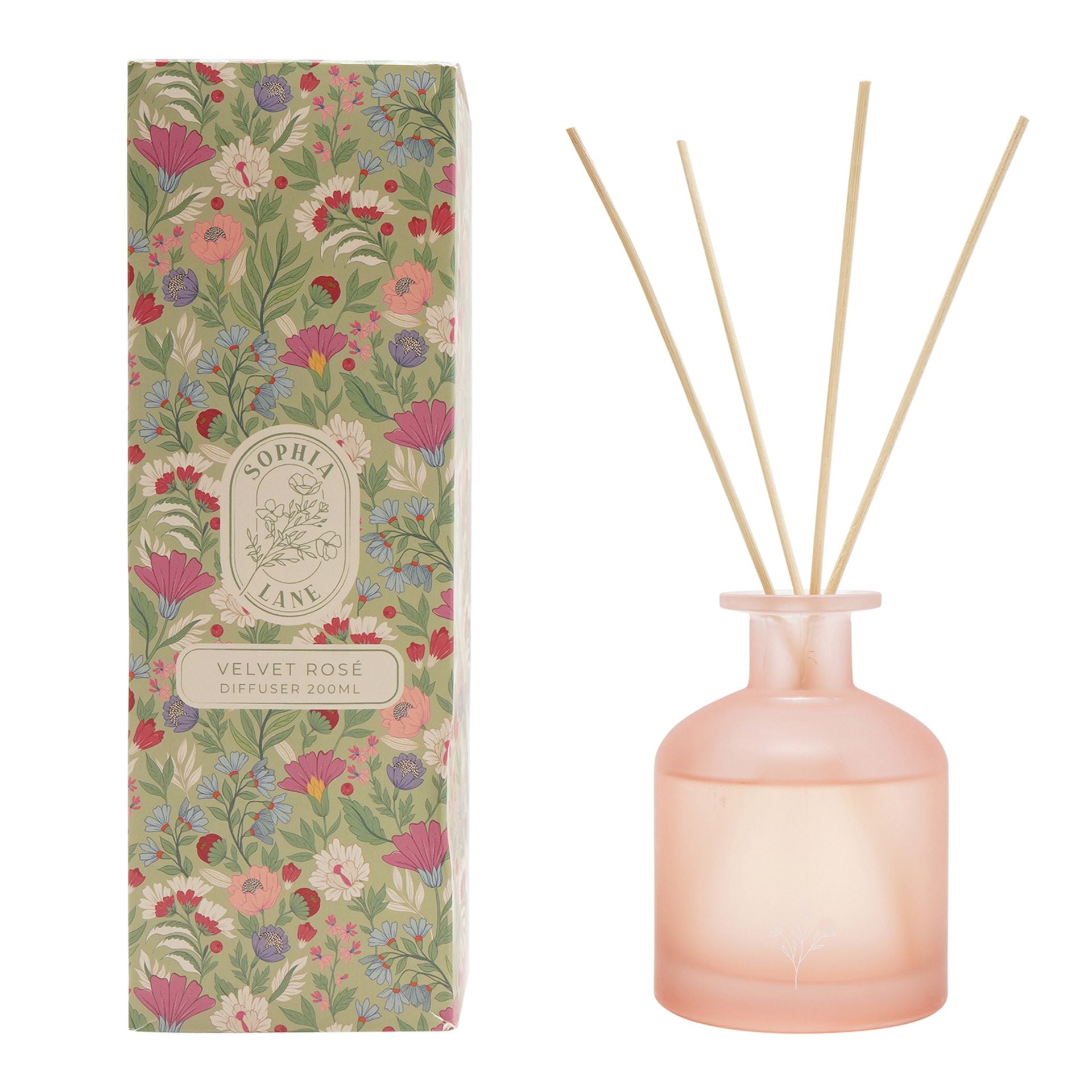 Sophia Lane Velvet Rose Floral Diffuser - 200ml