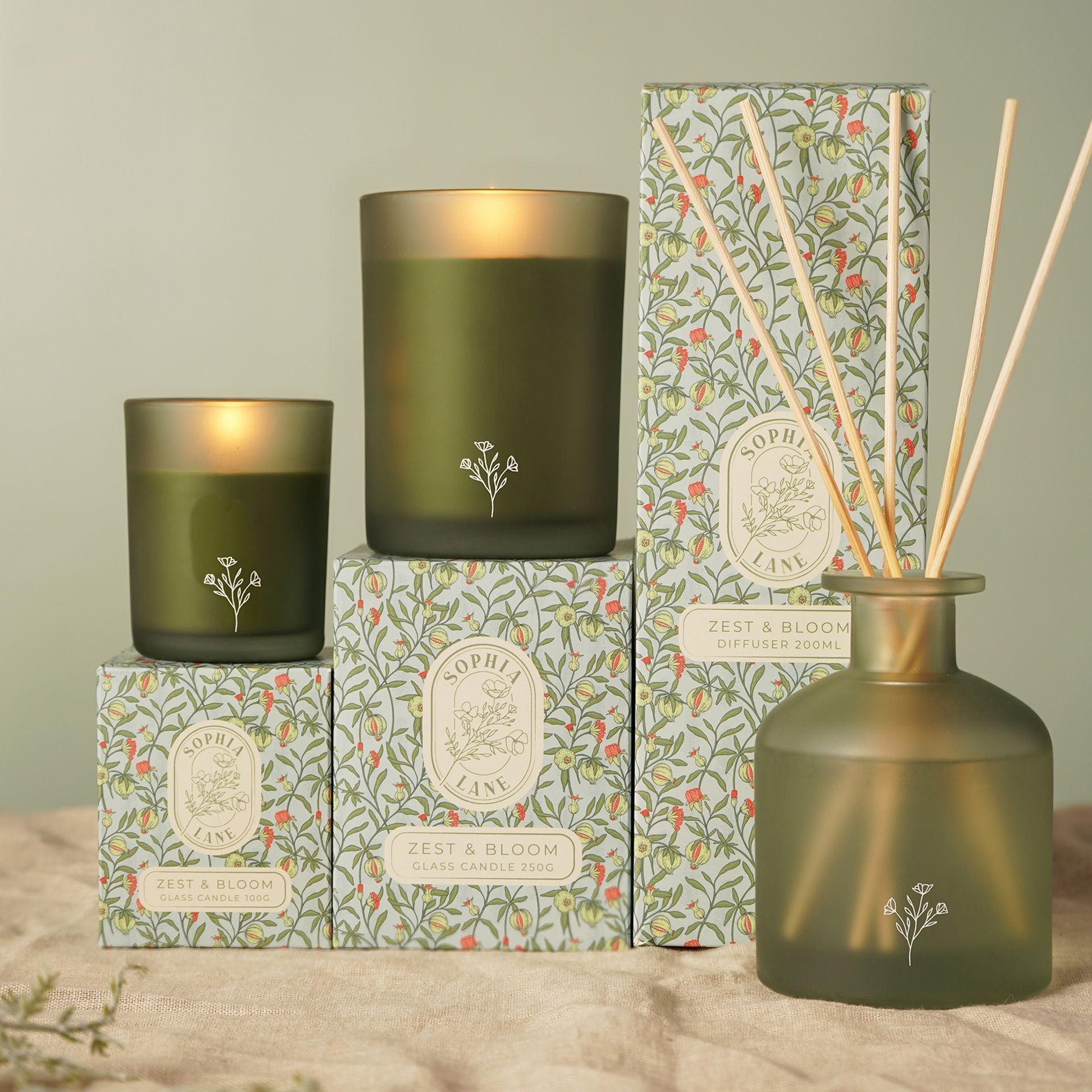 Sophia Lane Zest & Bloom Floral Diffuser - 200ml