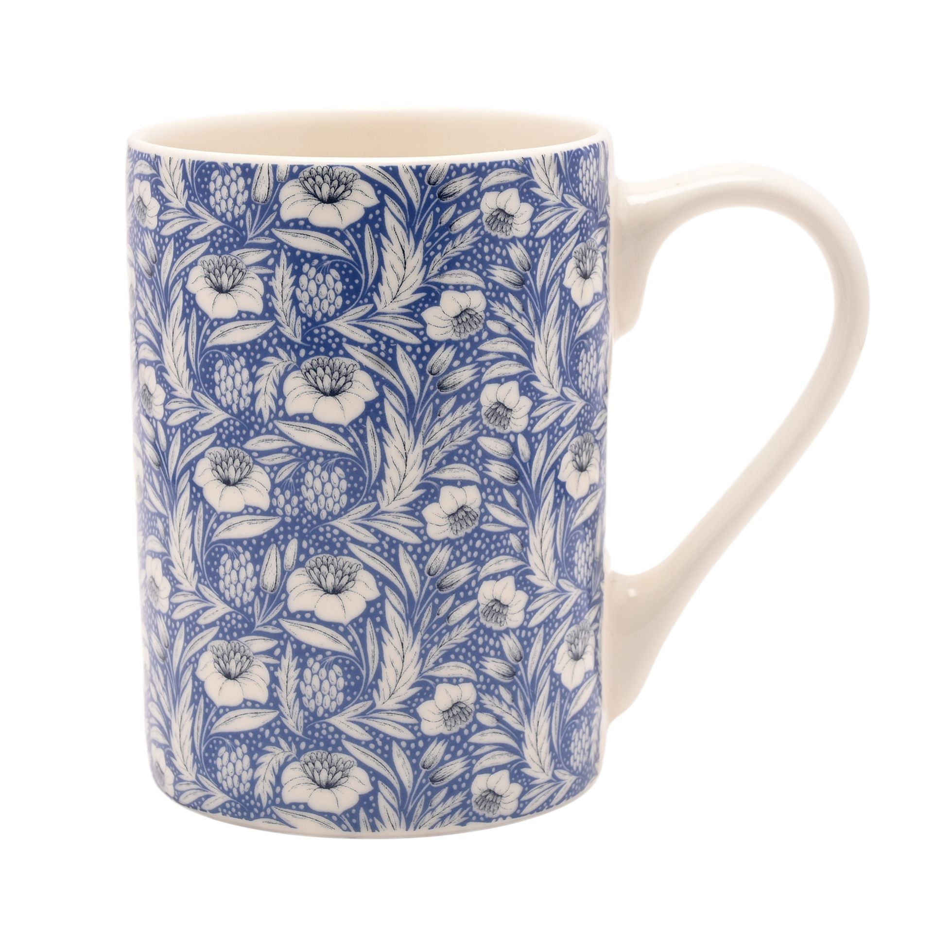 Sophia Lane 10oz Bone China Mug - Blue Floral