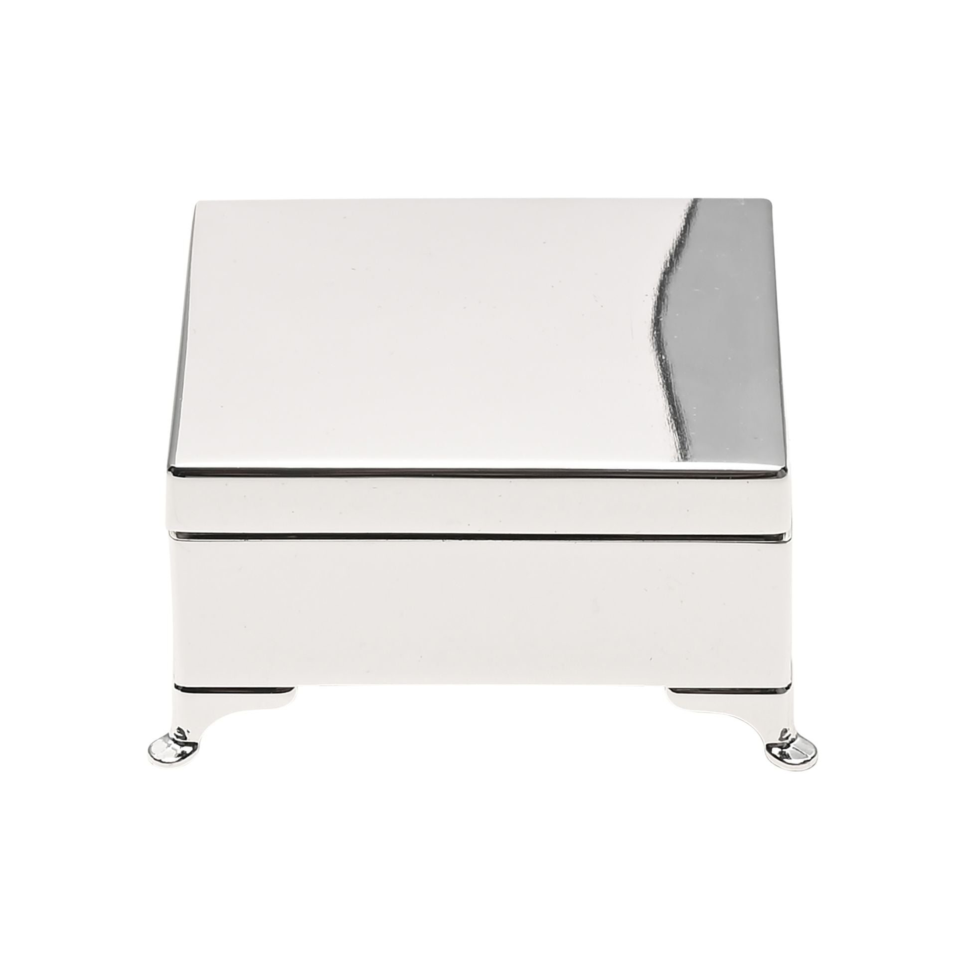 Sophia Silverplated Rectangular Trinket Box
