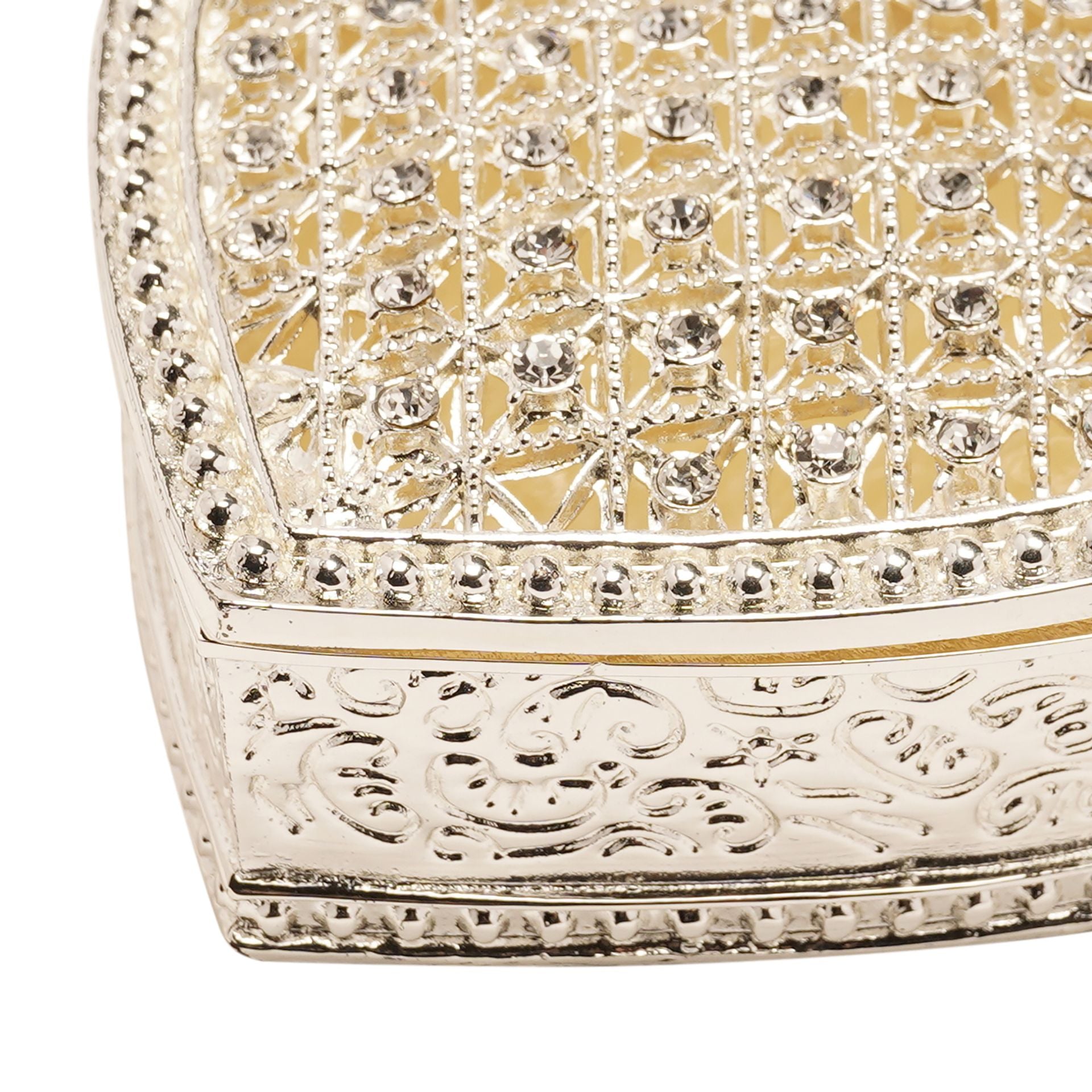 Sophia Heart Crystals Trinket Box