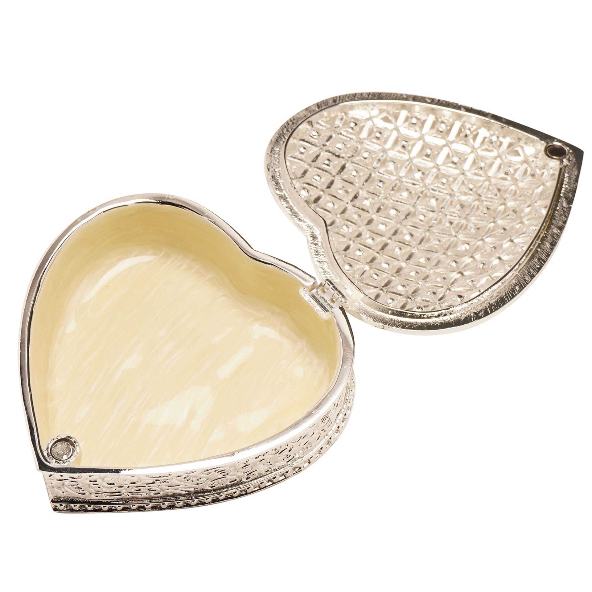 Sophia Heart Crystals Trinket Box
