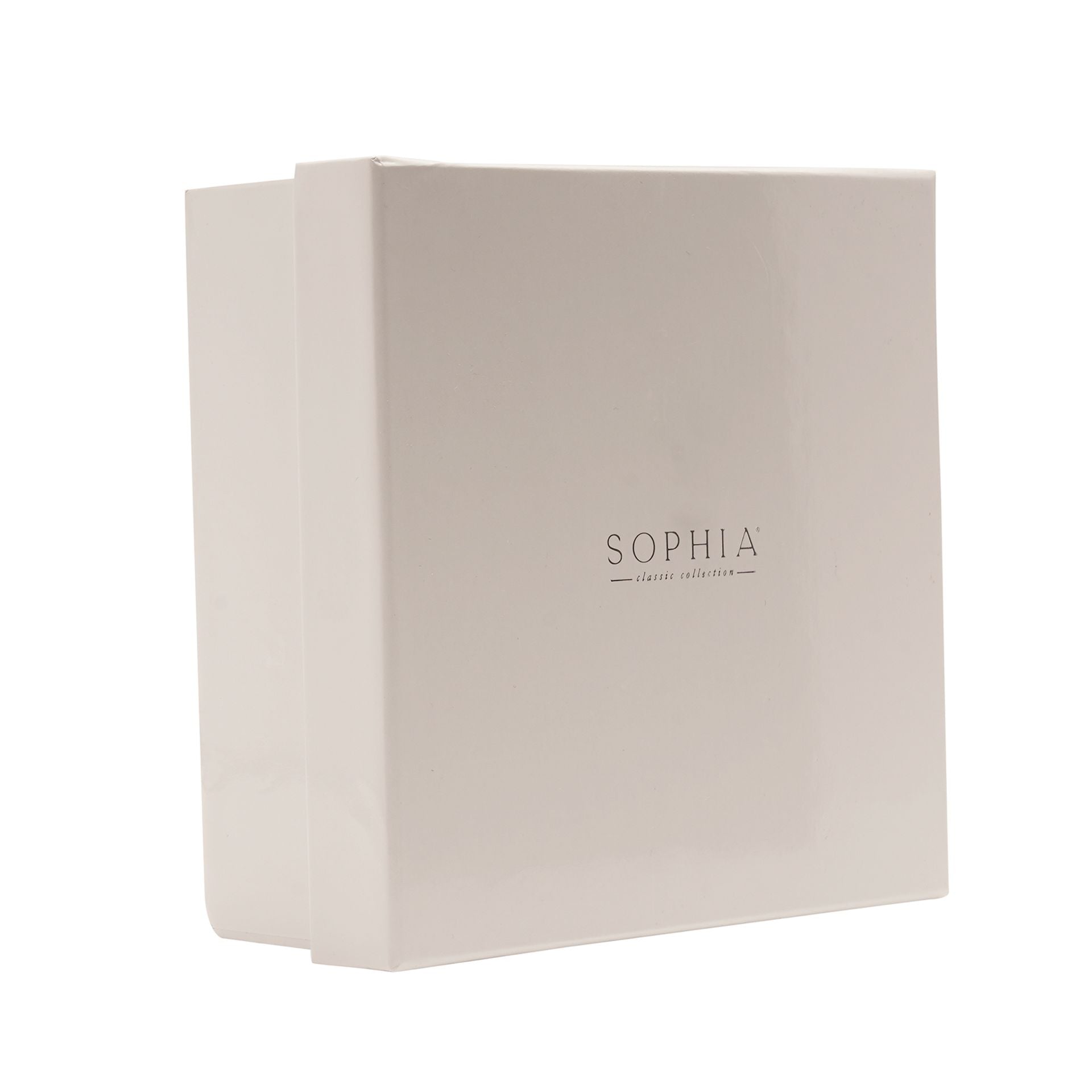 Sophia Round Crystals Trinket Box