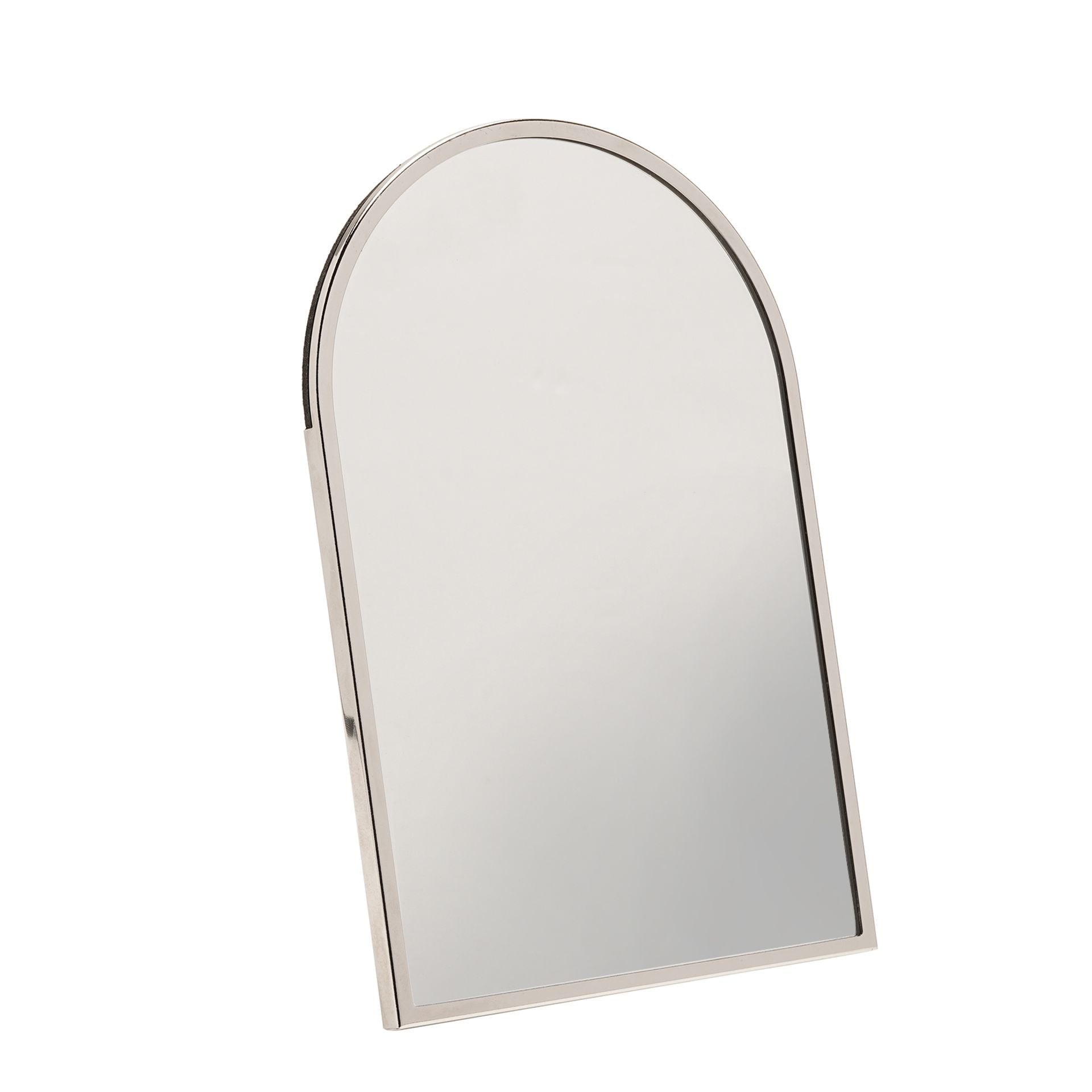 Sophia Nickle Plated Steel Mirror - Small