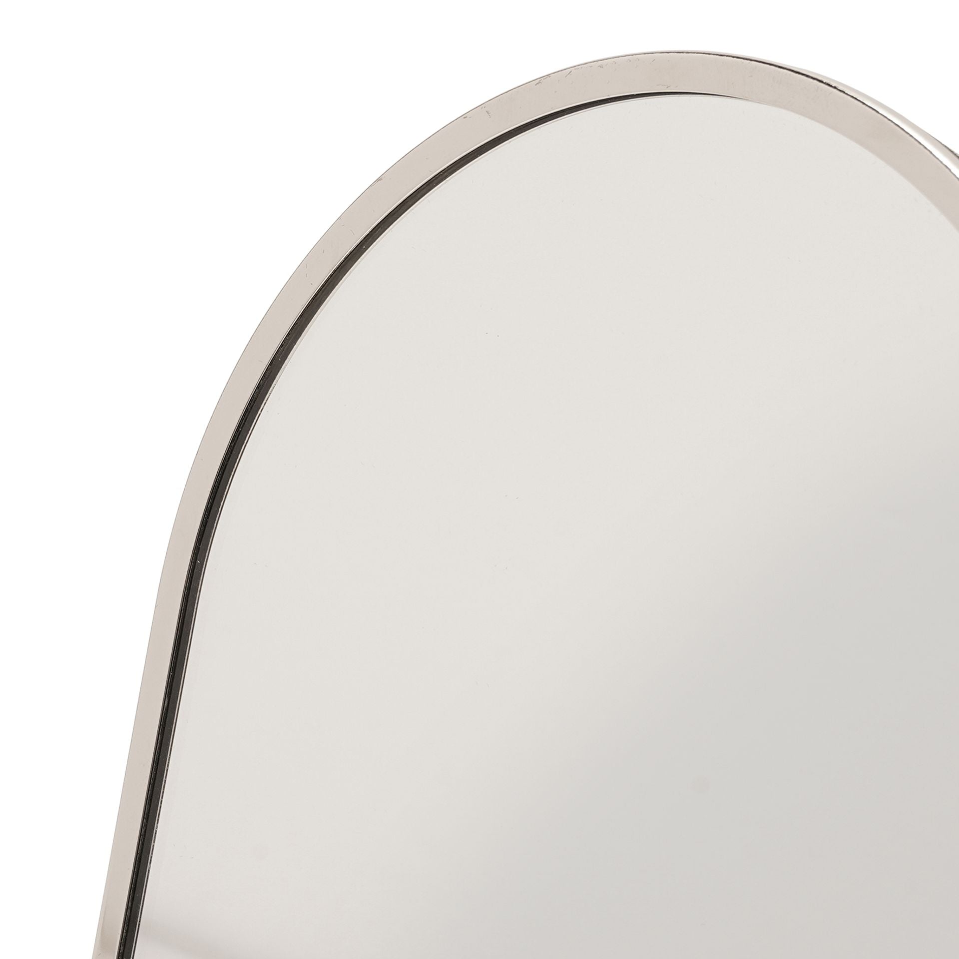 Sophia Nickle Plated Steel Mirror - Small