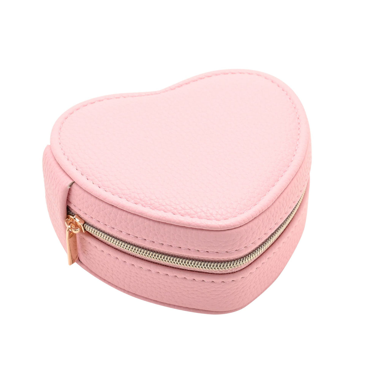 Sophia Heart Shaped Jewellery Box - Pink