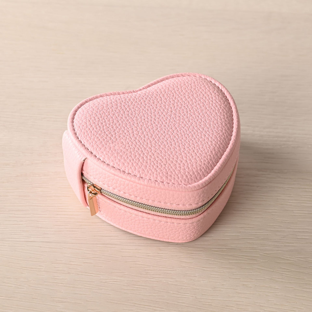 Sophia Heart Shaped Jewellery Box - Pink
