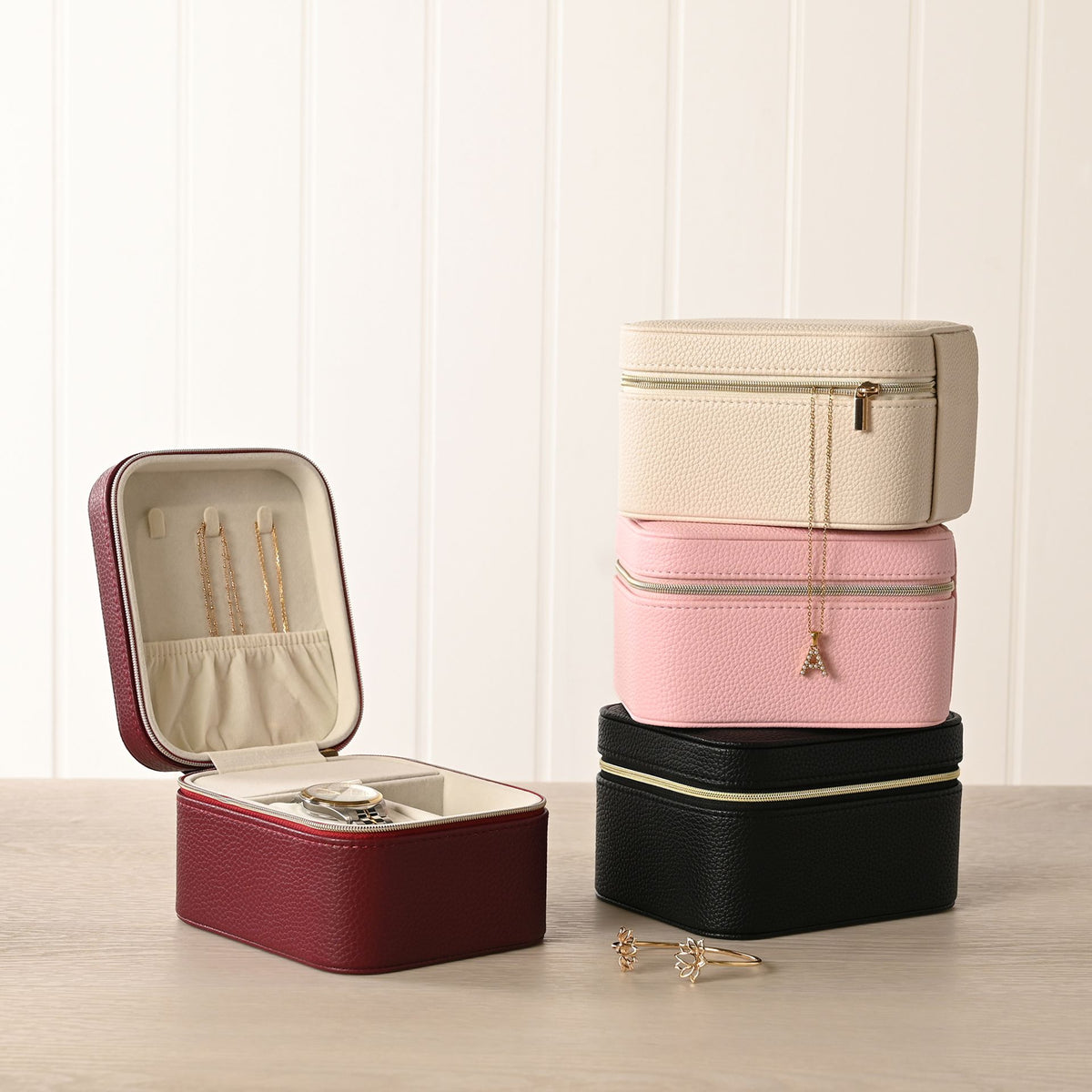 Sophia Jewellery/Watch Box - Black