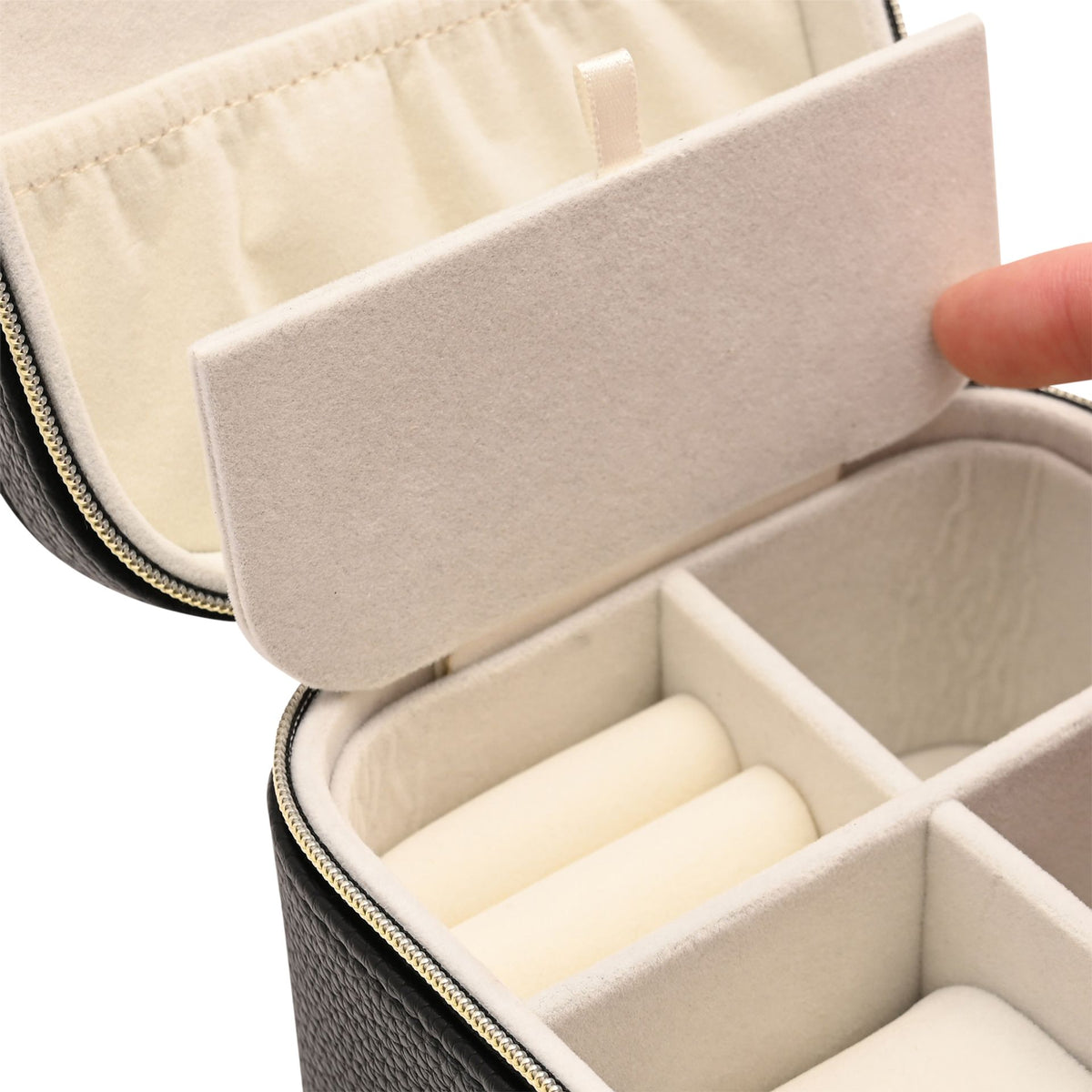 Sophia Jewellery/Watch Box - Black