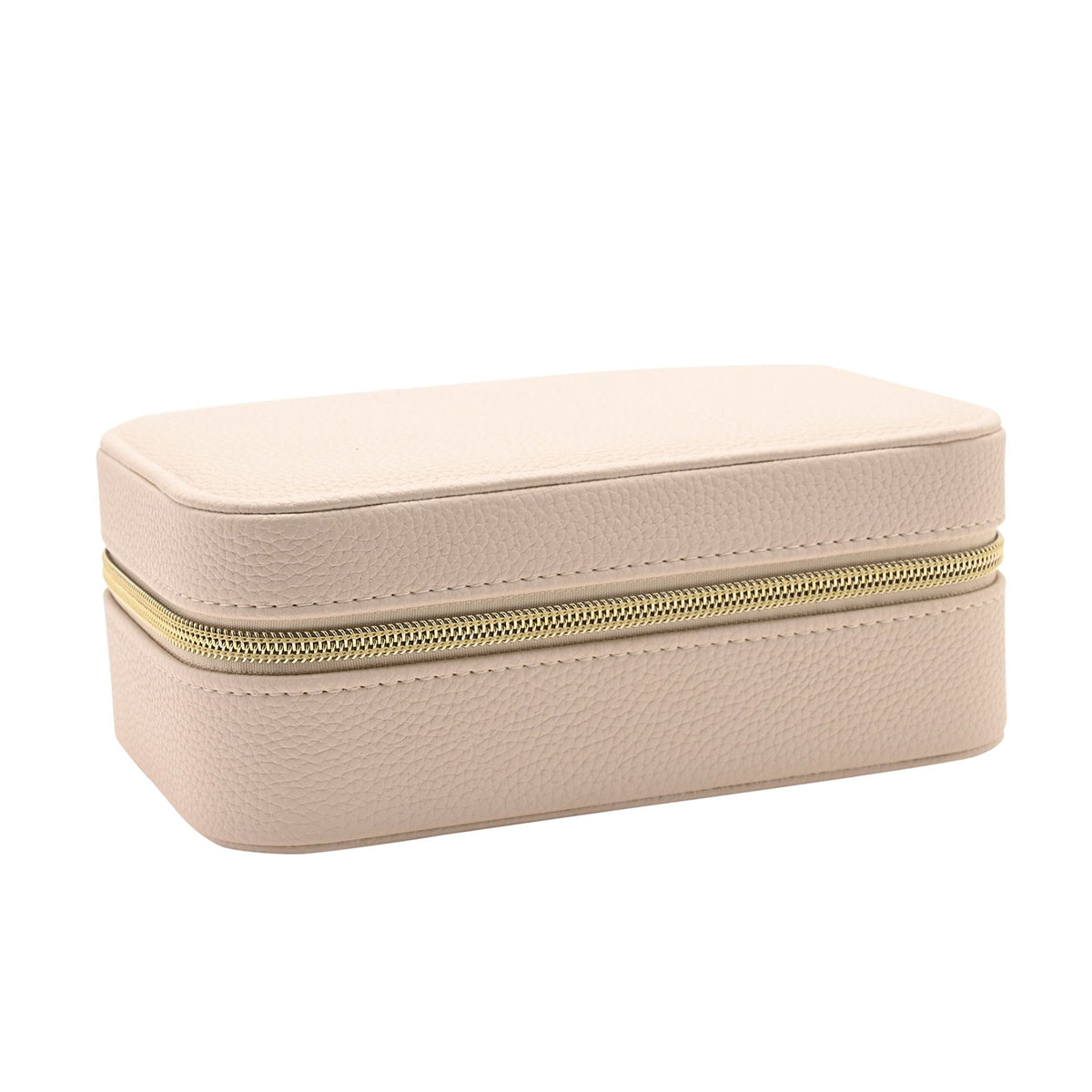 Sophia Jewellery Box with Mirror Medium - Cream