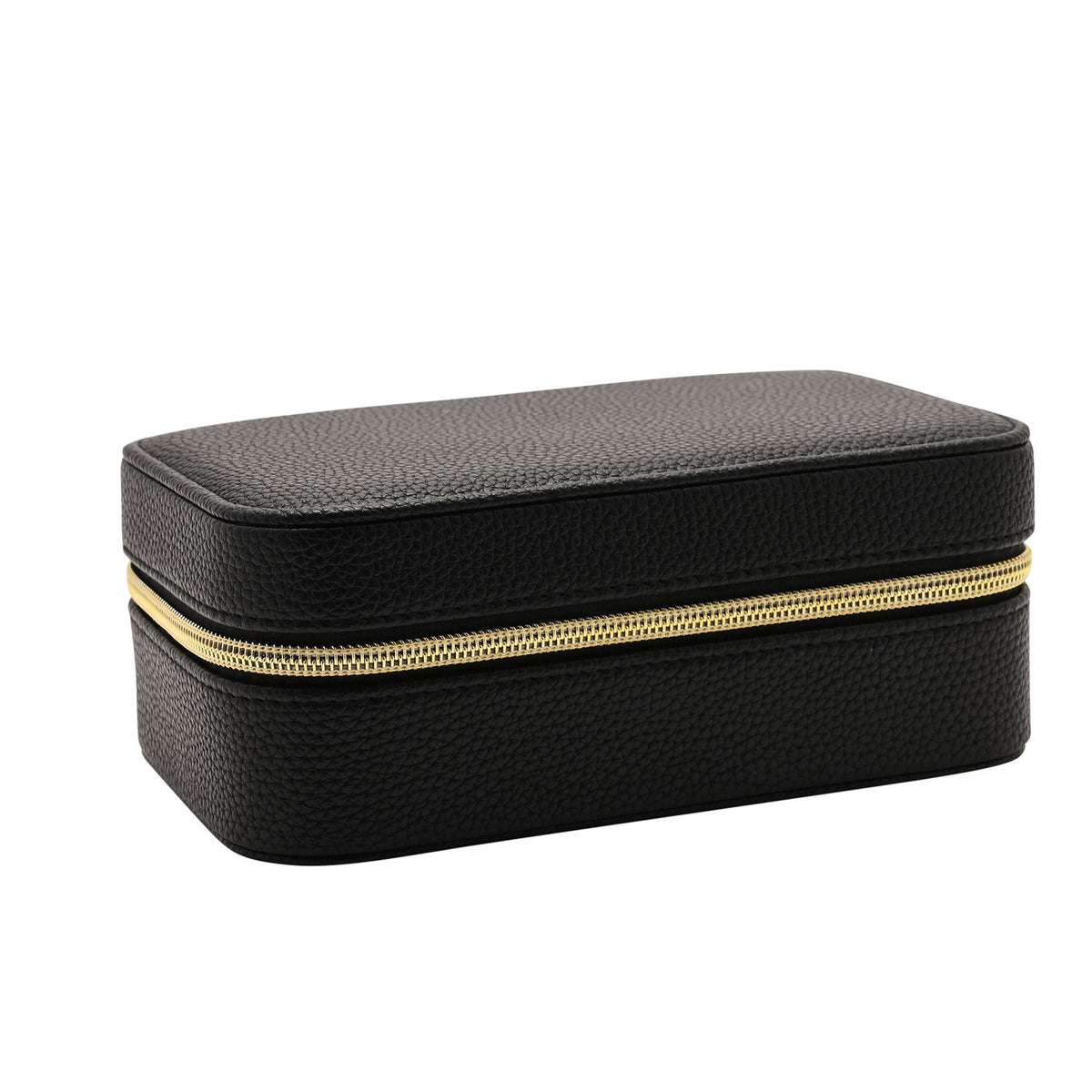 Sophia Jewellery Box with Mirror Medium - Black