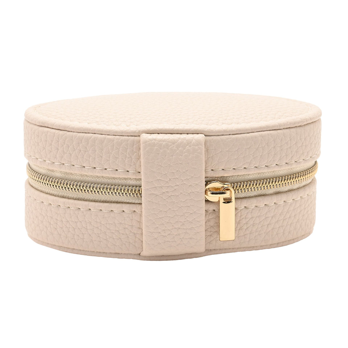 Sophia Mini Oval Jewellery Box - Cream