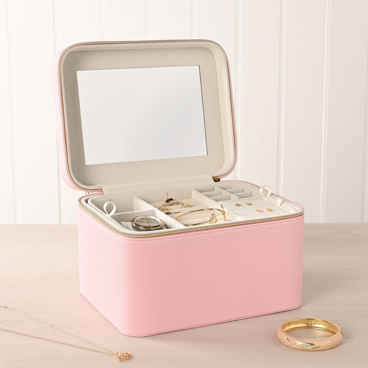 Sophia Jewellery Box Large  - Pink