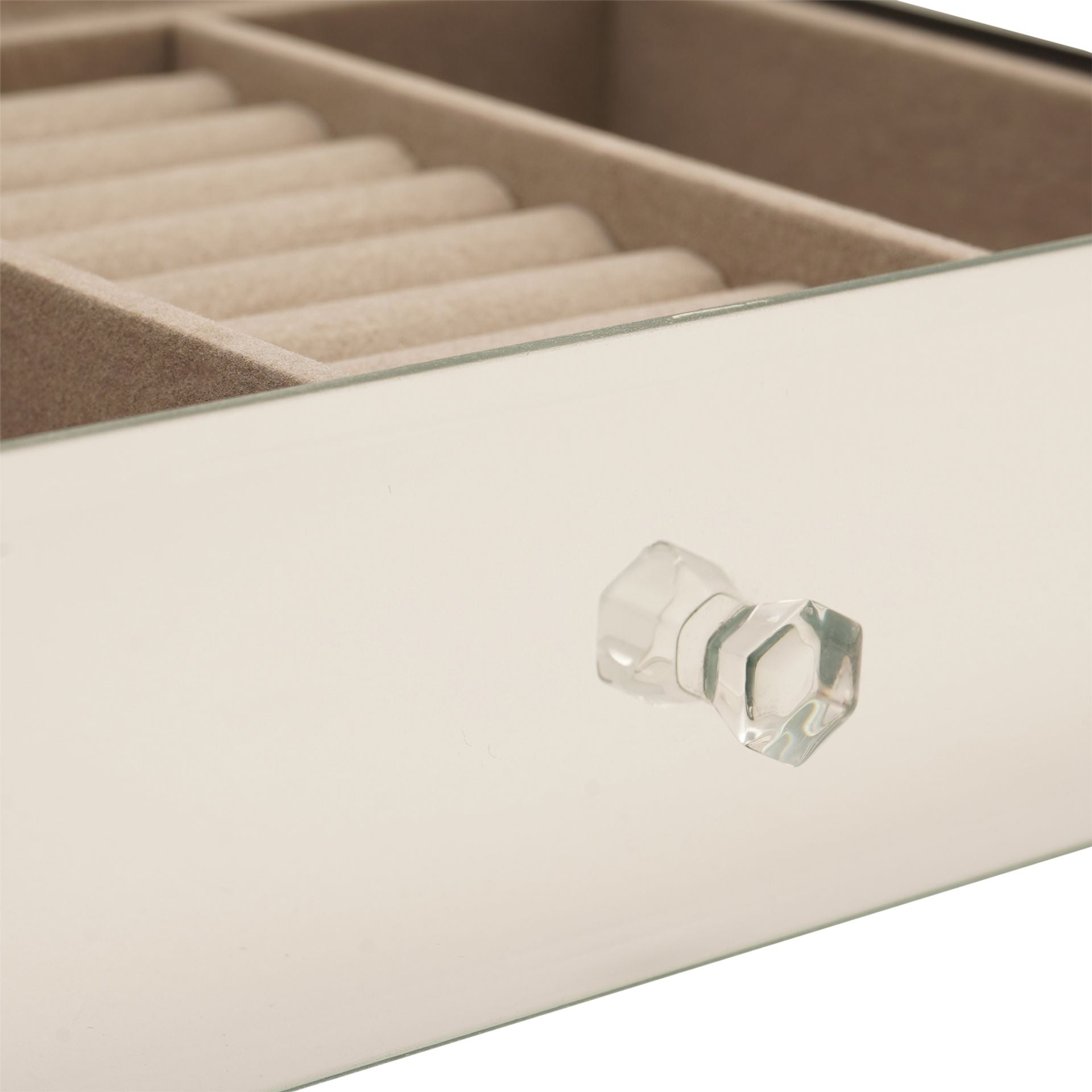 Sophia Single Mirror Glass Jewellery Box