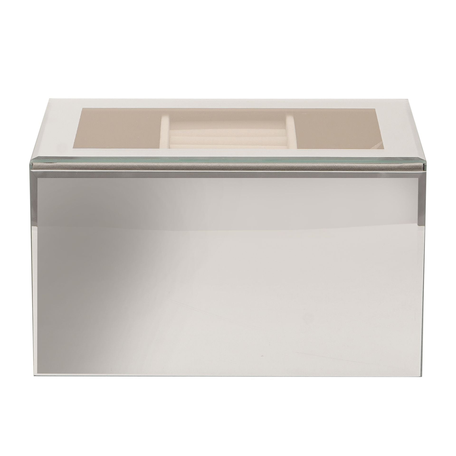 Sophia 2 Drawer Mirror Glass Jewellery Box