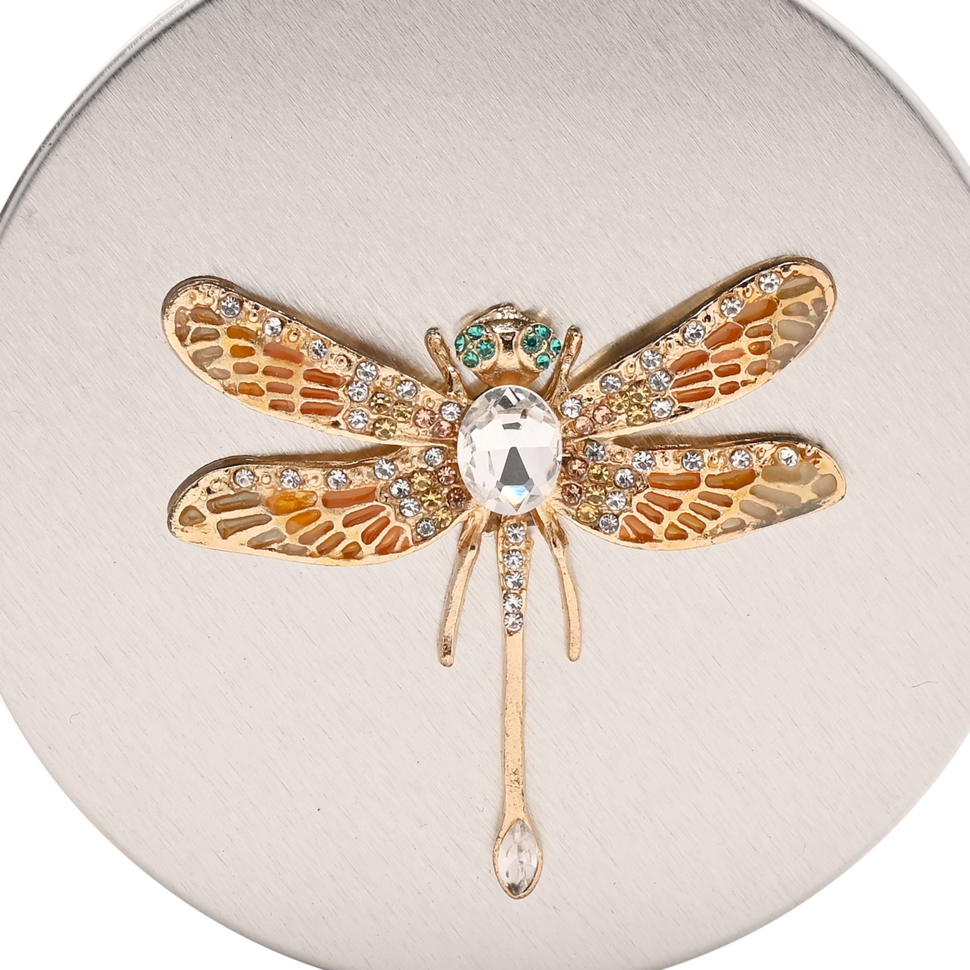 Sophia Yellow & Gold Dragonfly Trinket Box