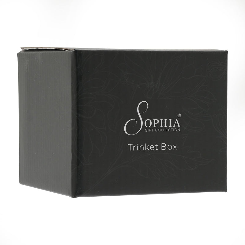 Sophia Pink & Blue Butterfly Trinket Box