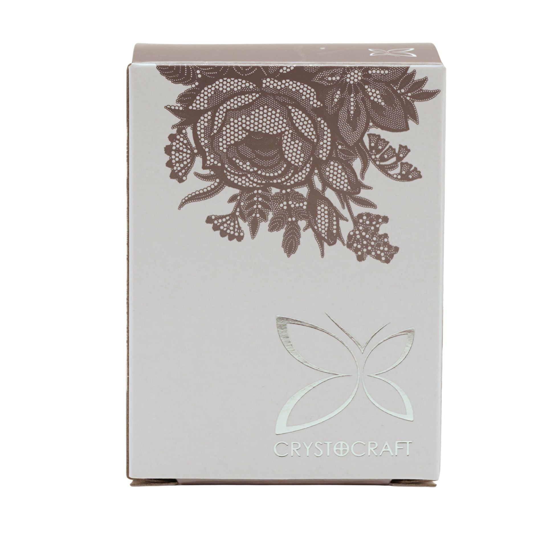Crystocraft Chrome Plated Butterfly Plaque - Thank you
